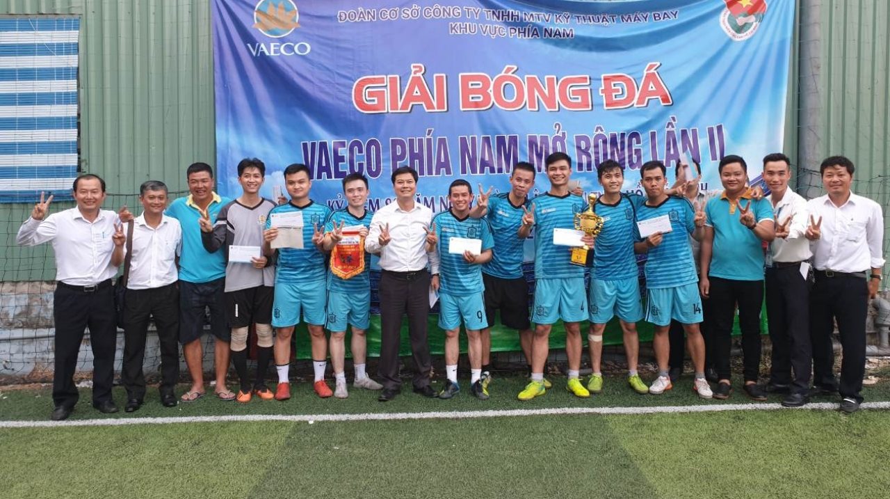 VIAGS TÂN SƠN NHẤT VÔ ĐỊCH GIẢI BÓNG ĐÁ NAM MỞ RỘNG VAECO 2019