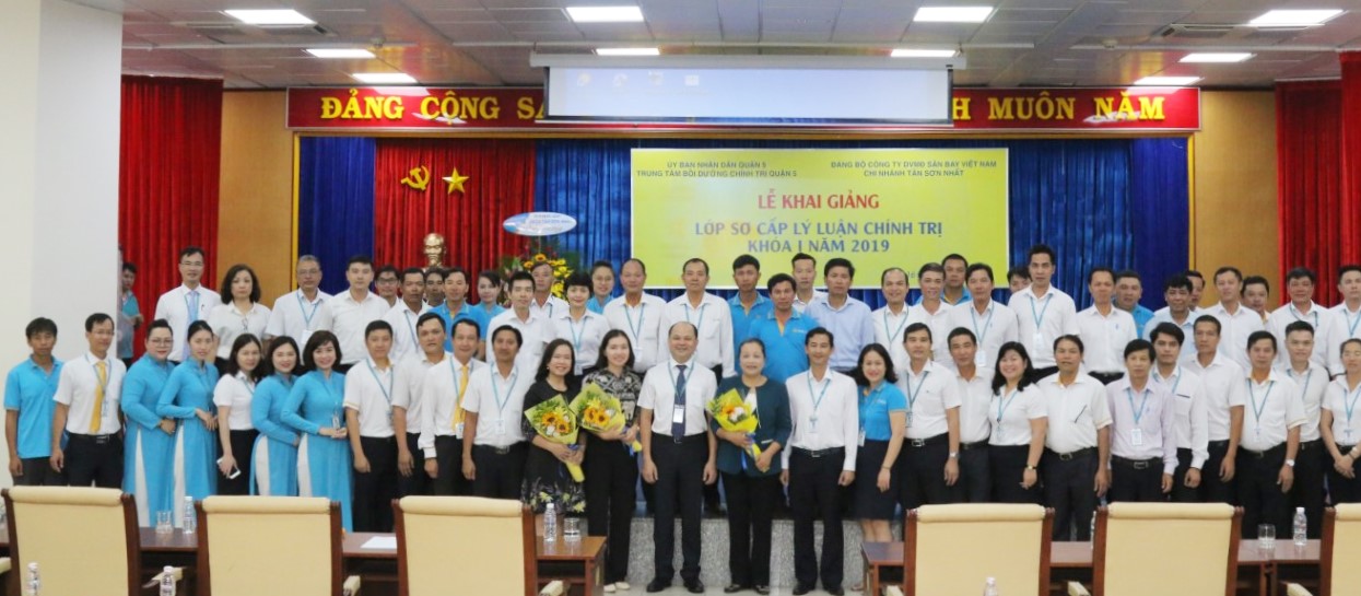 ĐẢNG BỘ VIAGS TÂN SƠN NHẤT TỔ CHỨC LỄ KHAI GIẢNG LỚP SƠ CẤP LÝ LUẬN CHÍNH TRỊ - KHÓA 1 NĂM 2019