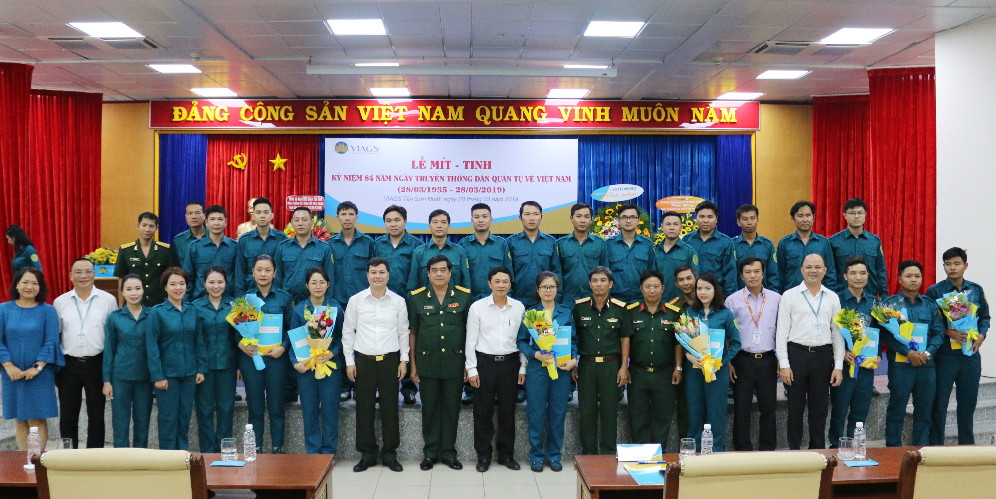 VIAGS TÂN SƠN NHẤT TỔ CHỨC LỄ KỶ NIỆM 84 NĂM NGÀY TRUYỀN THỐNG DÂN QUÂN TỰ VỆ VIỆT NAM