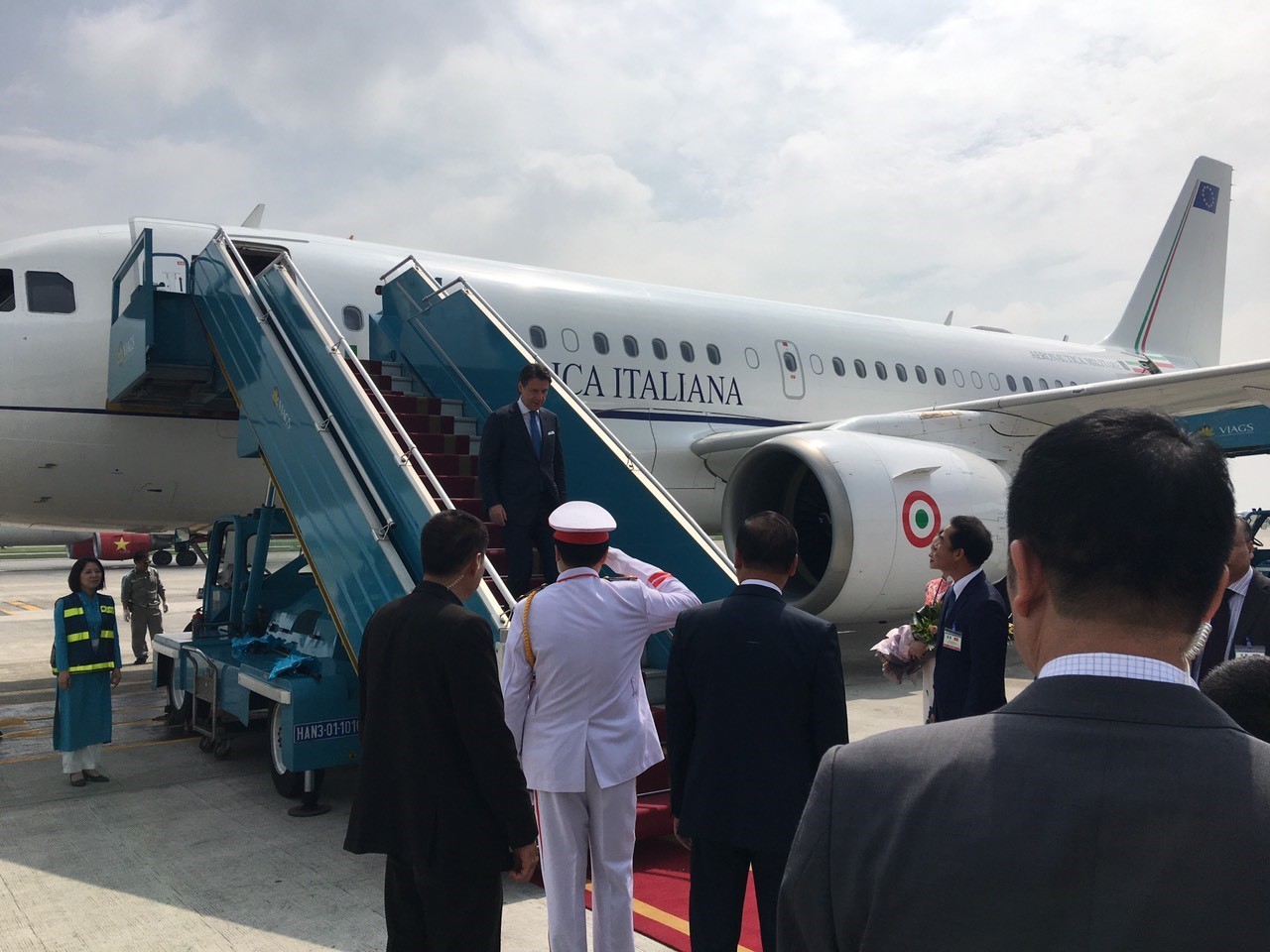 VIAGS NOI BAI SERVES SPECIAL FLIGHT OF ITALIAN PRIME MINISTER