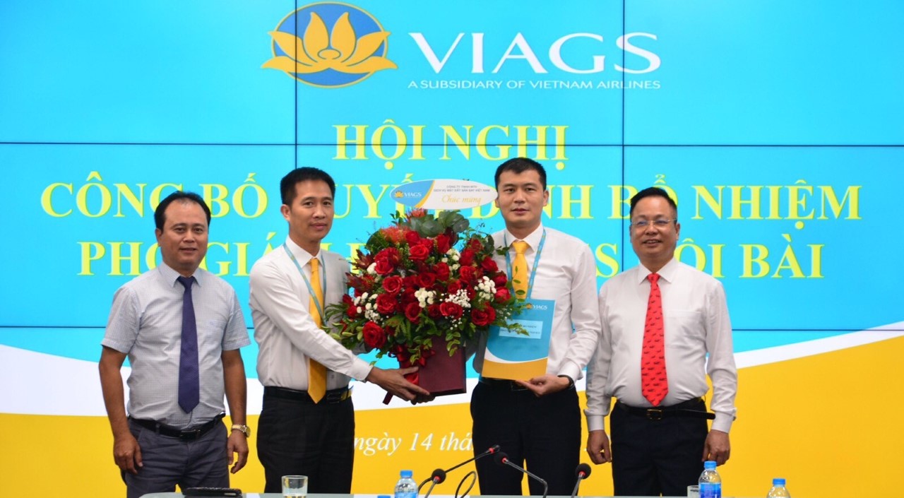 Lễ công bố quyết định bổ nhiệm Phó Giám đốc VIAGS Nội Bài
