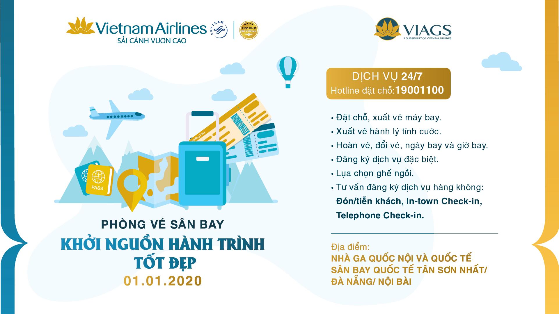 PHÒNG VÉ SÂN BAY - KHỞI NGUỒN HÀNH TRÌNH TỐT ĐẸP!