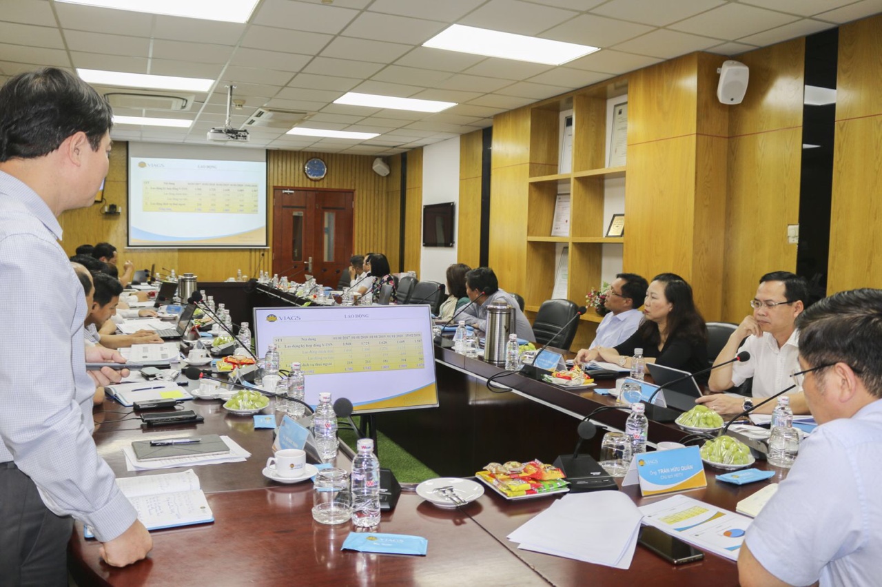 CHỦ TỊCH HỘI ĐỒNG THÀNH VIÊN VIAGS LÀM VIỆC VỚI BAN LÃNH ĐẠO VIAGS TÂN SƠN NHẤT