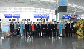 CHÀO MỪNG CHUYẾN BAY ALL NIPPON AIRWAYS ĐẦU TIÊN VIAGS PHỤC VỤ TẠI SÂN BAY QUỐC TẾ NỘI BÀI NGÀY 30.11.2016