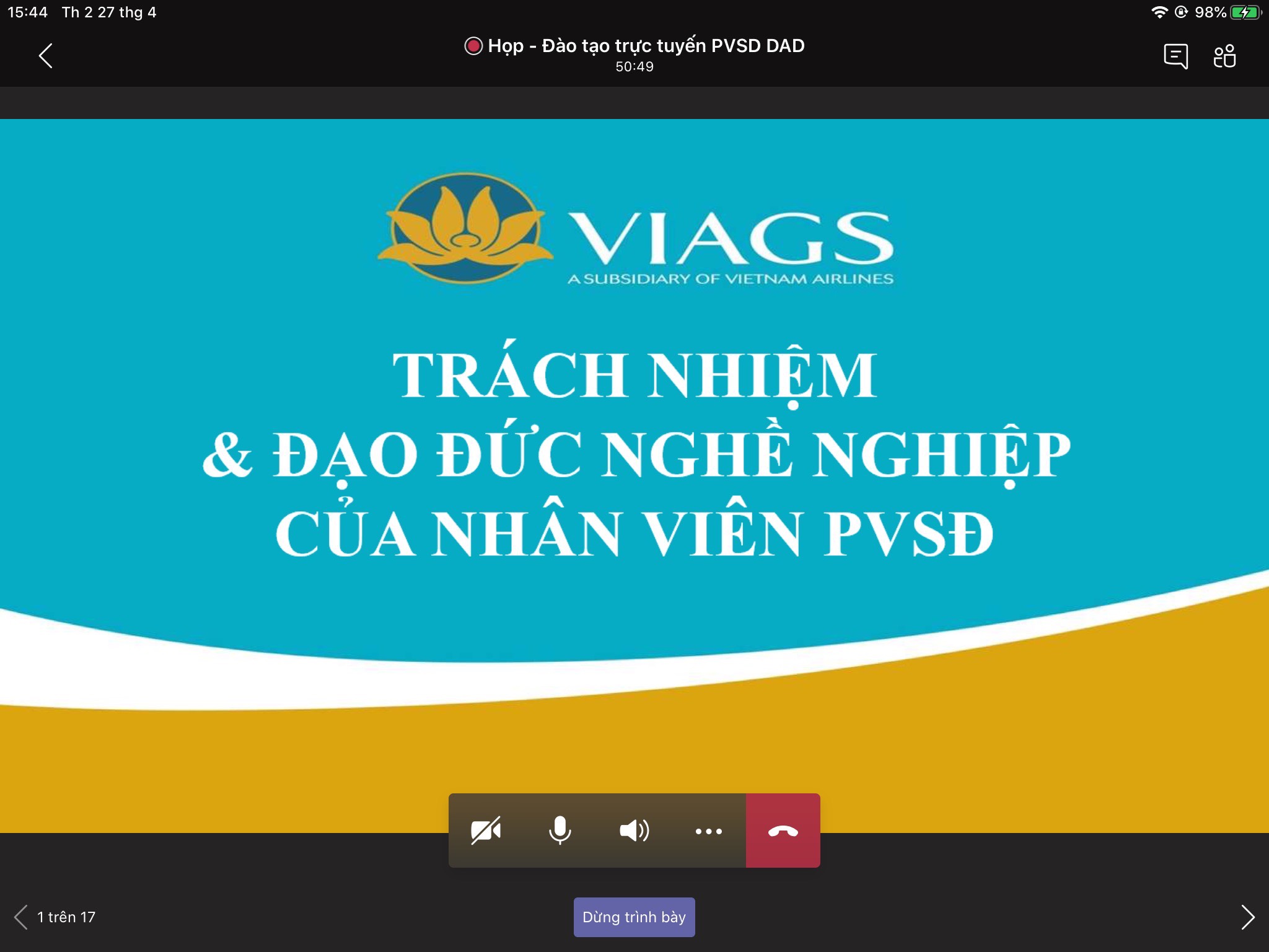 TRUYỀN THÔNG ĐẠO ĐỨC VÀ GIÁ TRỊ NGHỀ NGHIỆP ĐỐI VỚI NHÂN VIÊN PVSĐ