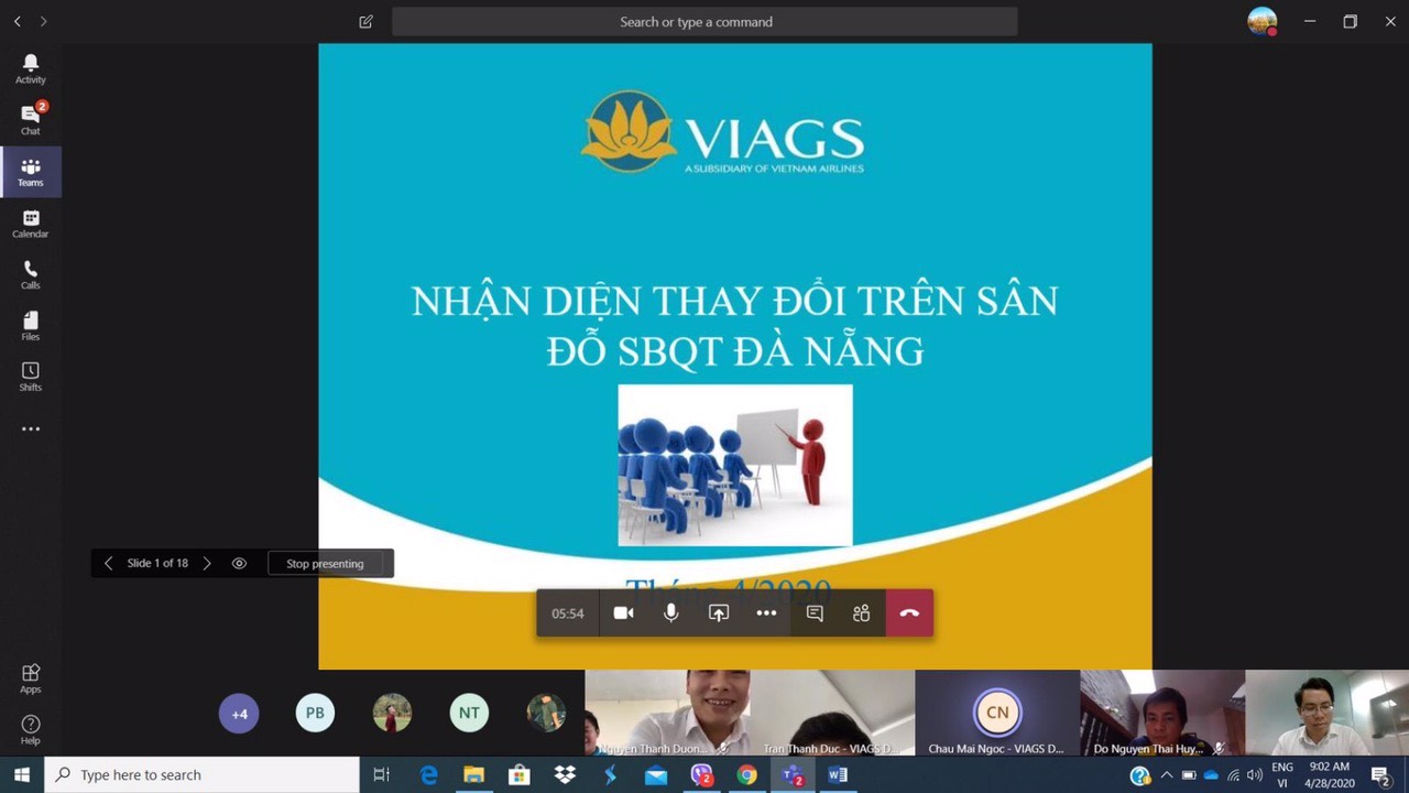 SÔI NỔI CÁC HOẠT ĐỘNG ĐÀO TẠO TRỰC TUYẾN CỦA TRUNG TÂM ĐIỀU HÀNH VIAGS ĐÀ NẴNG