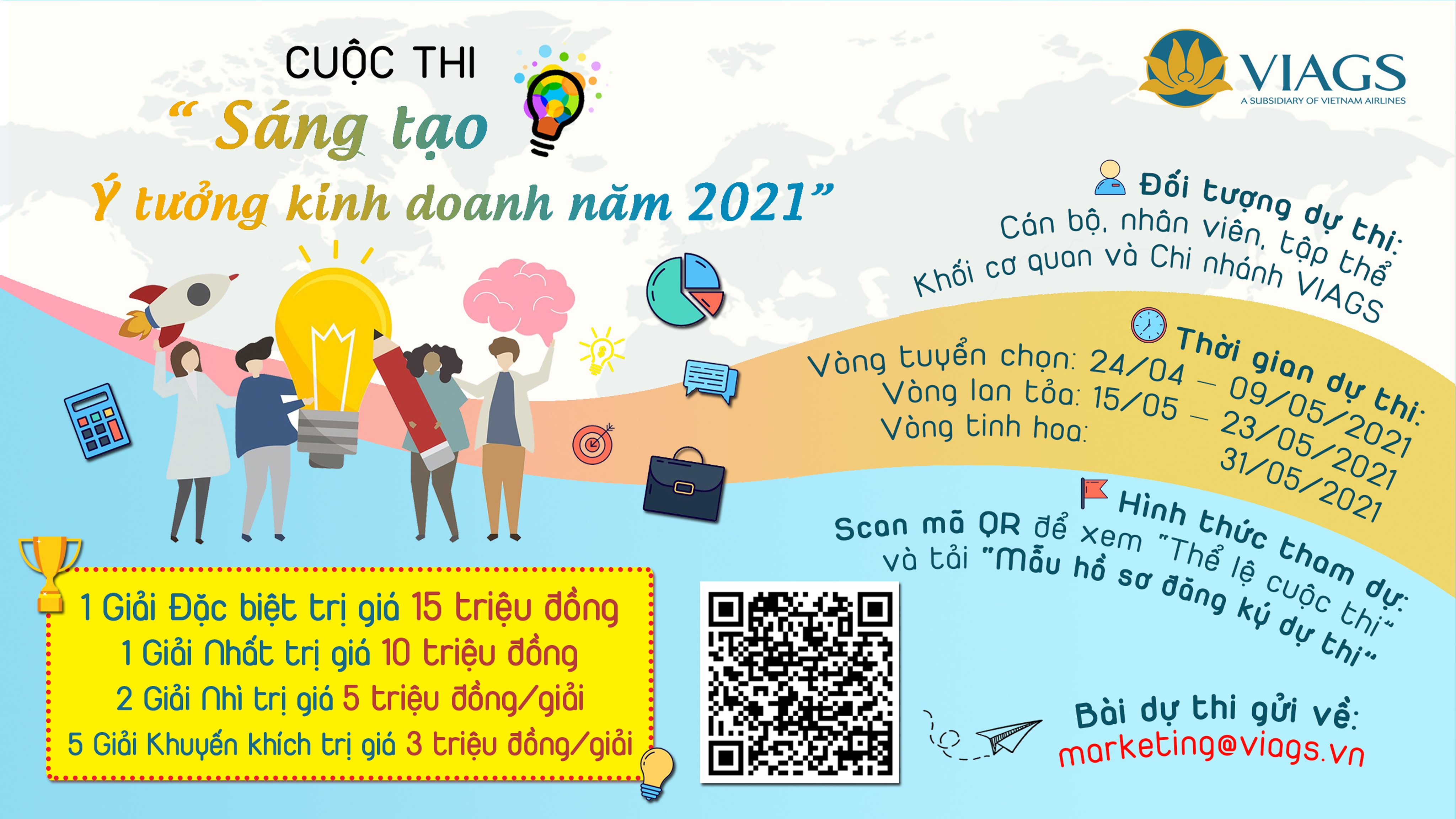 CHÍNH THỨC PHÁT ĐỘNG “CUỘC THI SÁNG TẠO Ý TƯỞNG KINH DOANH NĂM 2021” VỚI TỔNG GIÁ TRỊ ĐẾN 50.000.000 VNĐ