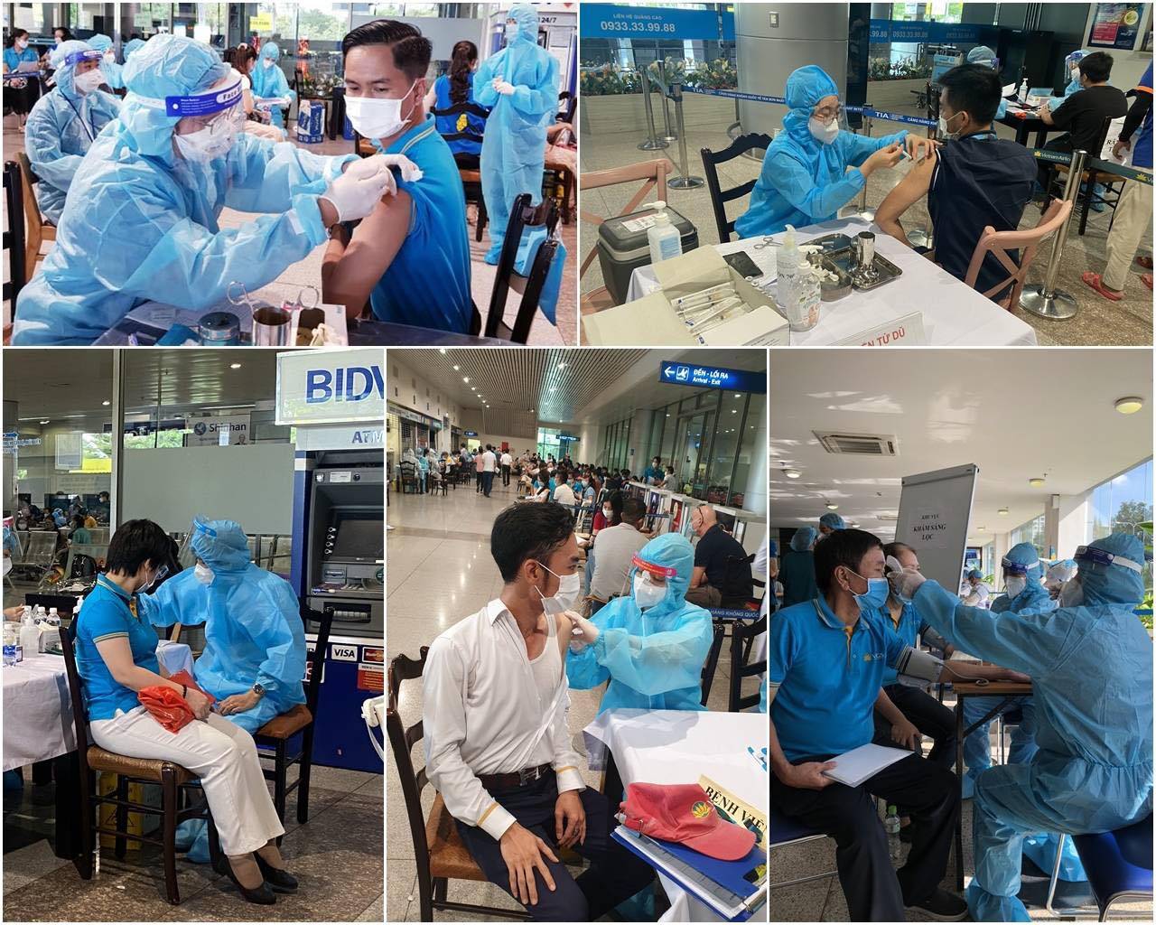 VIAGS CHỦ ĐỘNG THAM GIA ĐỢT TIÊM CHỦNG VACCINE NGỪA COVID – 19 QUY MÔ LỚN ĐẦU TIÊN TẠI KHU VỰC SÂN BAY TÂN SƠN NHẤT
