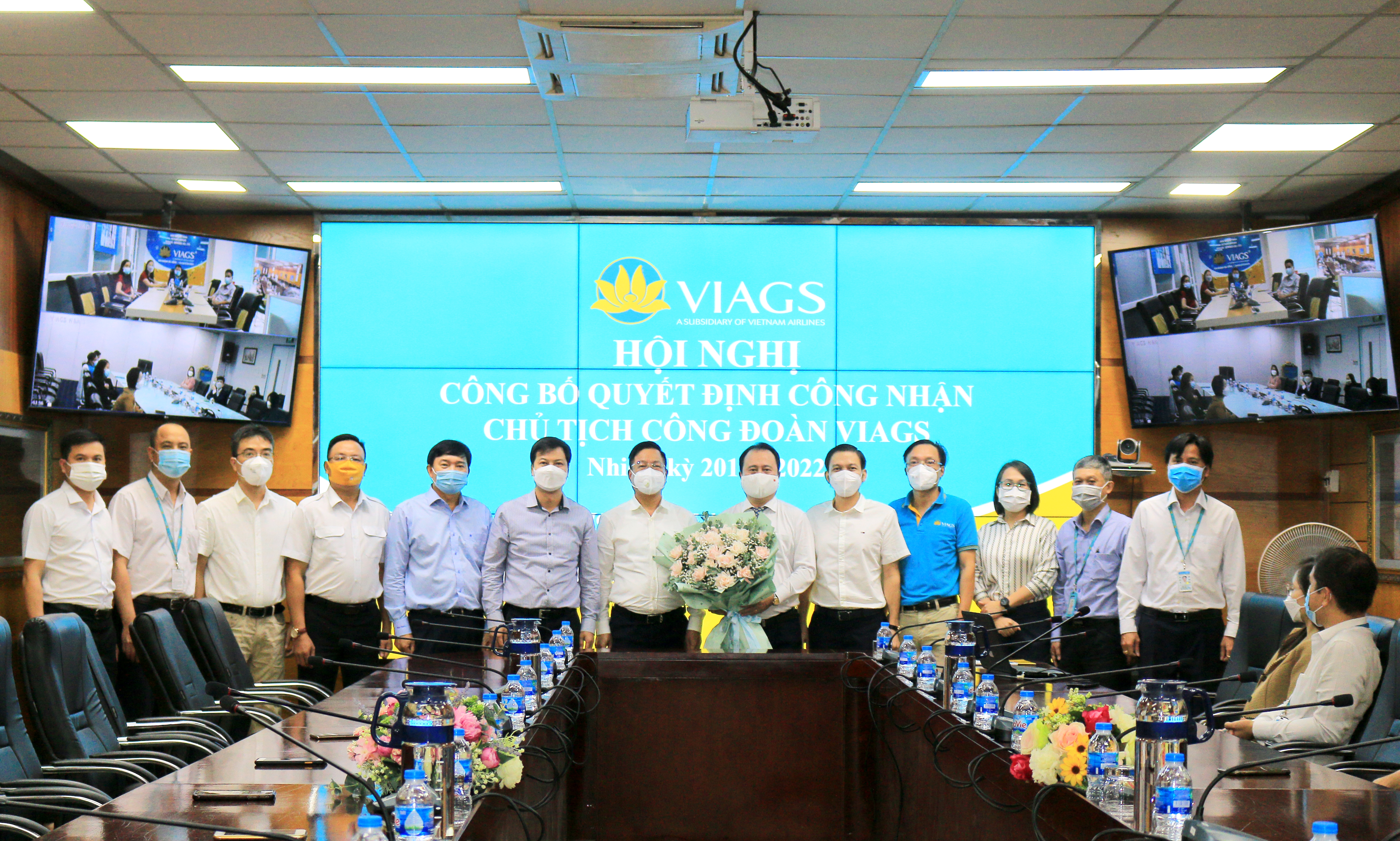 HỘI NGHỊ CÔNG BỐ QUYẾT ĐỊNH CÔNG NHẬN CHỦ TỊCH CÔNG ĐOÀN VIAGS