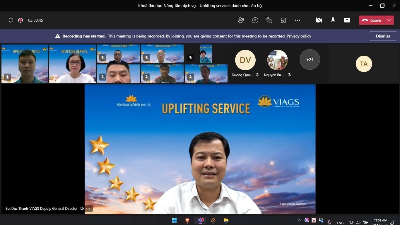 LIÊN TỤC HÀNH TRÌNH LAN TỎA VĂN HÓA DỊCH VỤ NÂNG TẦM