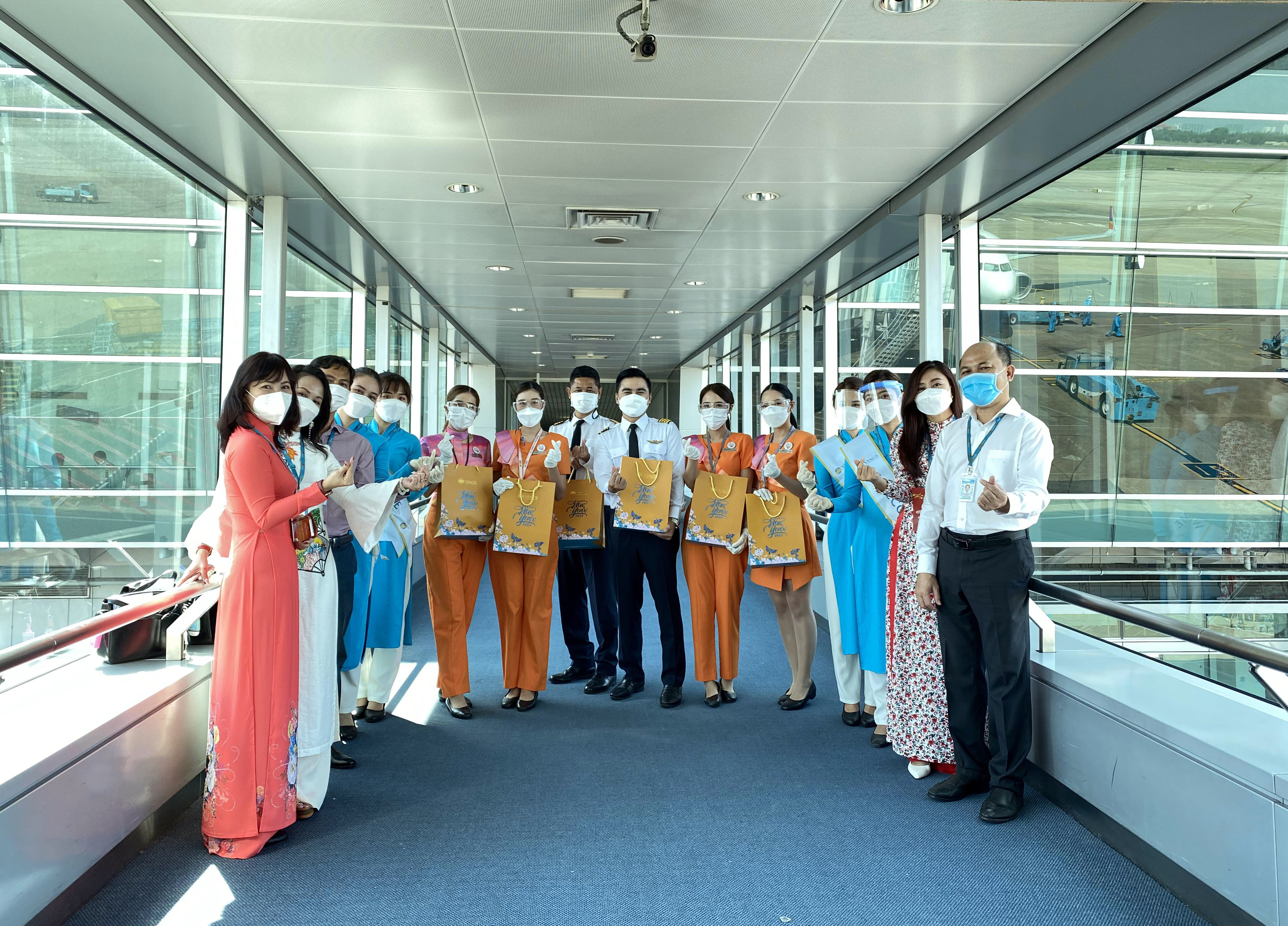 VIAGS WARMLY WELCOMES THAI SMILE AIRWAYS FLIGHT ON THE FIRST DAY OF THE NEW YEAR 2022