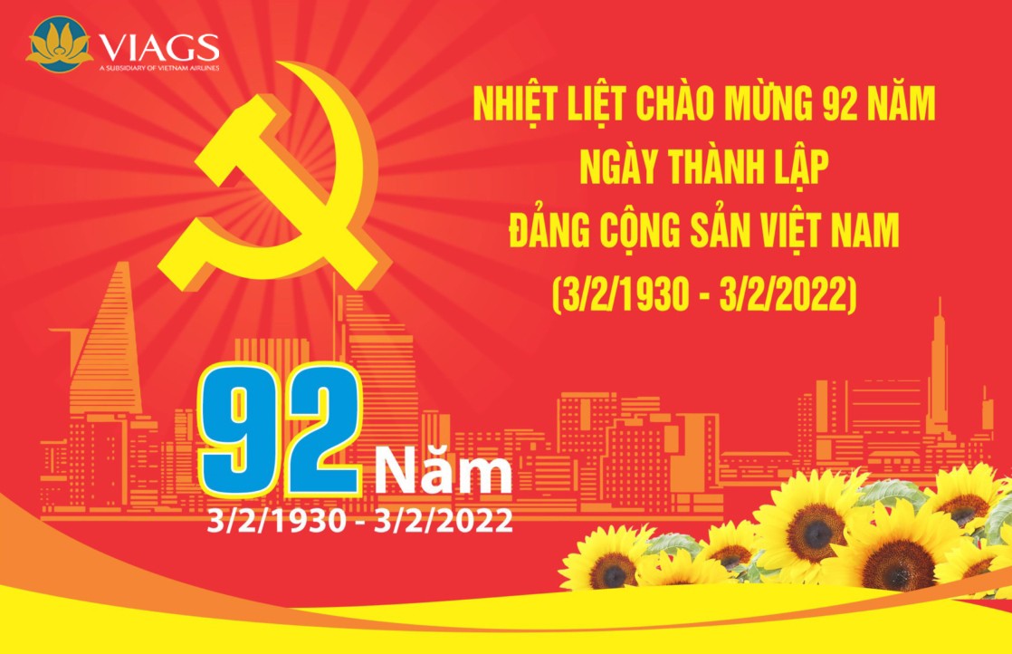 ĐẢNG BỘ VIAGS CHÀO MỪNG KỶ NIỆM 92 NĂM NGÀY THÀNH LẬP ĐẢNG CỘNG SẢN VIỆT NAM VÀ CHÀO ĐÓN XUÂN NHÂM DẦN – 2022