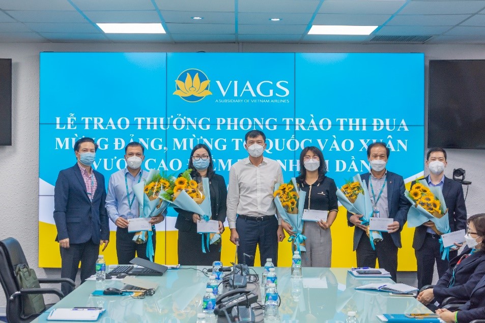 VIAGS NBA TỔ CHỨC LỄ THƯỞNG PHONG TRÀO THI ĐUA MỪNG ĐẢNG, MỪNG TỔ QUỐC VÀO XUÂN ĐỢT CAO ĐIỂM TẾT NHÂM DẦN