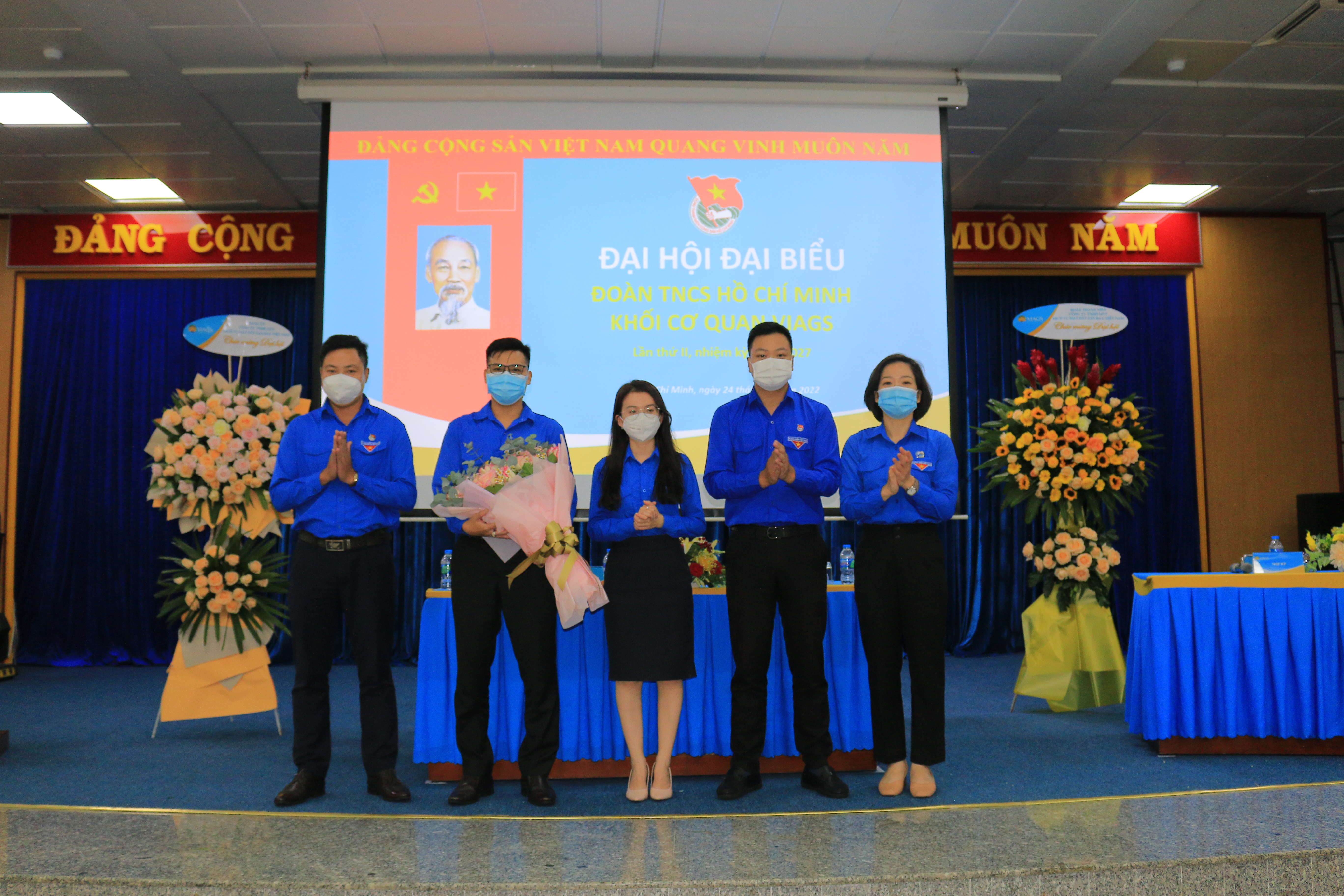 NHIỆT LIỆT CHÀO MỪNG THÀNH CÔNG ĐẠI HỘI ĐOÀN CƠ SỞ VIAGS KHỐI CƠ QUAN, NHIỆM KỲ 2022-2027