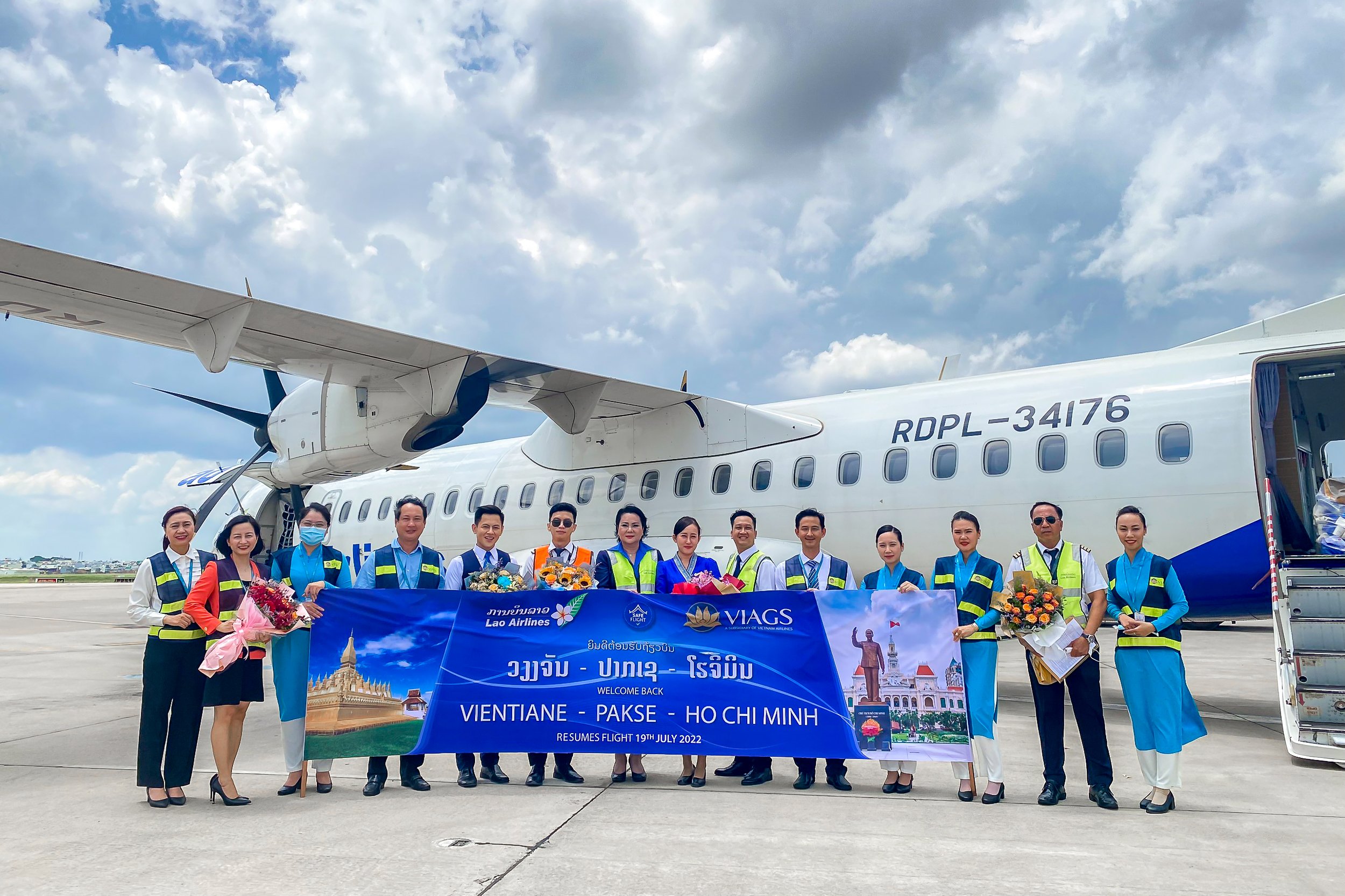 LAO AIRLINES KHAI THÁC TRỞ LẠI CHUYẾN BAY THƯỜNG LỆ CHẶNG HỒ CHÍ MINH – PAKSE – VIÊNG CHĂNG
