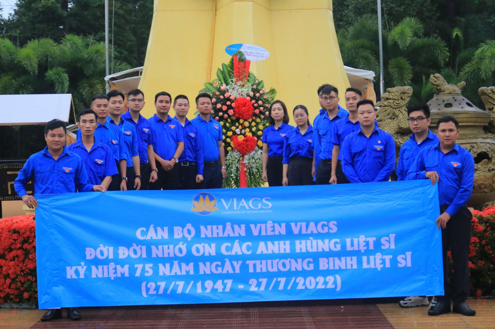 HÀNH TRÌNH KỶ NIỆM 75 NĂM NGÀY THƯƠNG BINH LIỆT SĨ (27/7/1947 – 27/7/2022) CỦA TUỔI TRẺ VIAGS