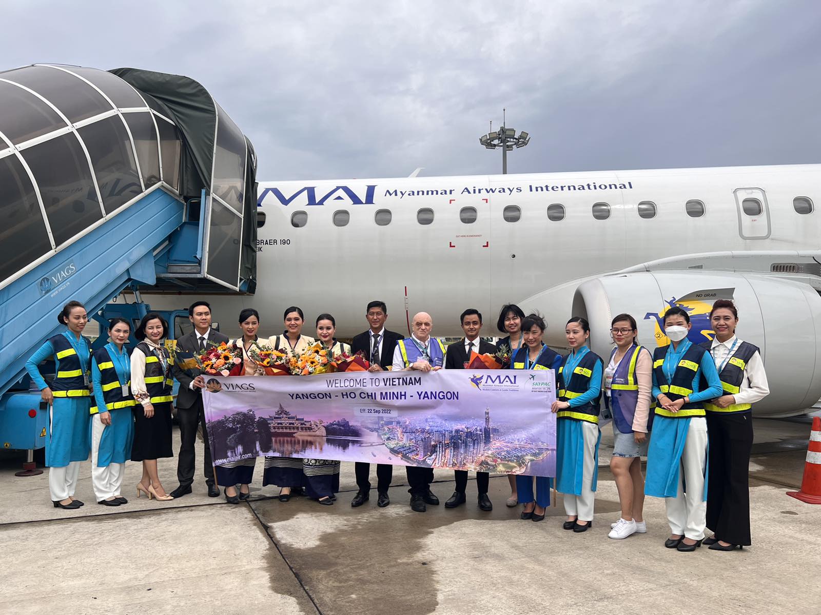 MYANMAR AIRWAYS INTERNATIONAL TIẾP TỤC KHAI TRƯƠNG CHUYẾN BAY TẠI TÂN SƠN NHẤT