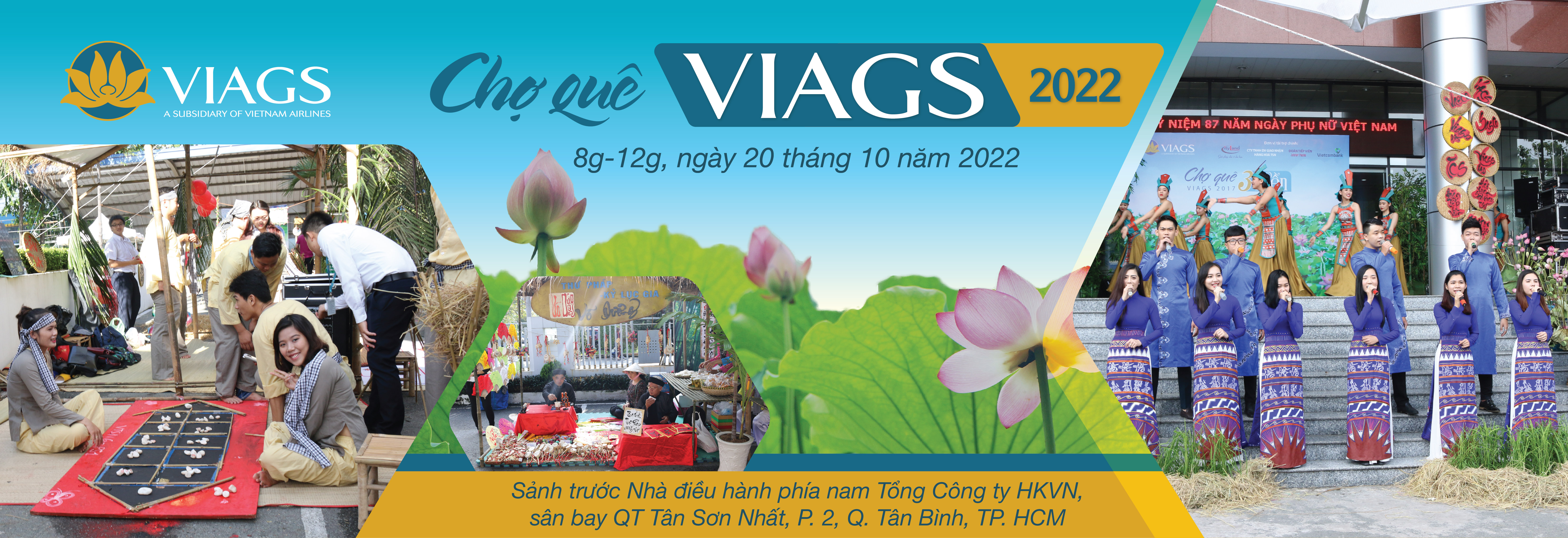 CHỢ QUÊ VIAGS 2022 - KHÔNG GIAN VĂN HÓA, ẨM THỰC, GIẢI TRÍ