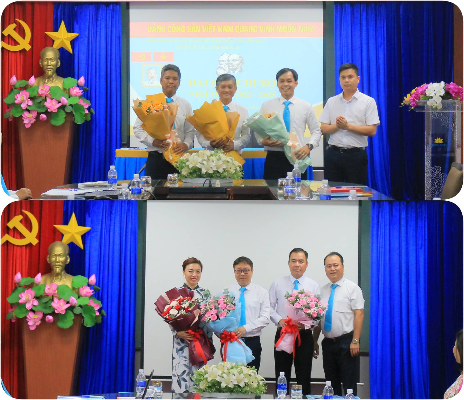 CHI BỘ PHÒNG CNTT VÀ CHI BỘ VĂN PHÒNG CÔNG TY TỔ CHỨC THÀNH CÔNG ĐẠI HỘI CHI BỘ NHIỆM KỲ 2022-2025