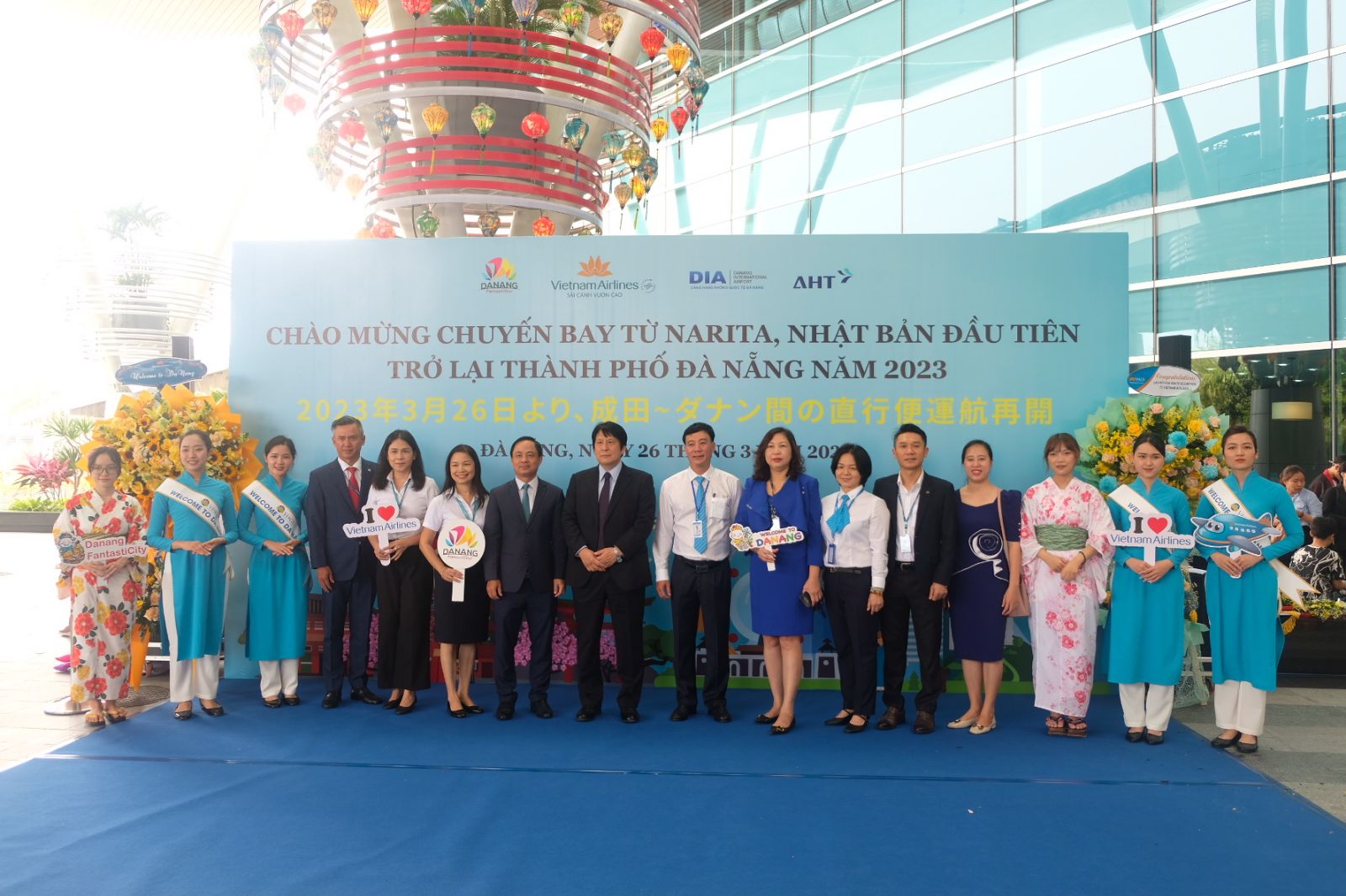 VIAGS ĐÀ NẴNG CHÀO ĐÓN CHUYẾN BAY KHAI THÁC TRỞ LẠI CHẶNG NARITA – ĐÀ NẴNG