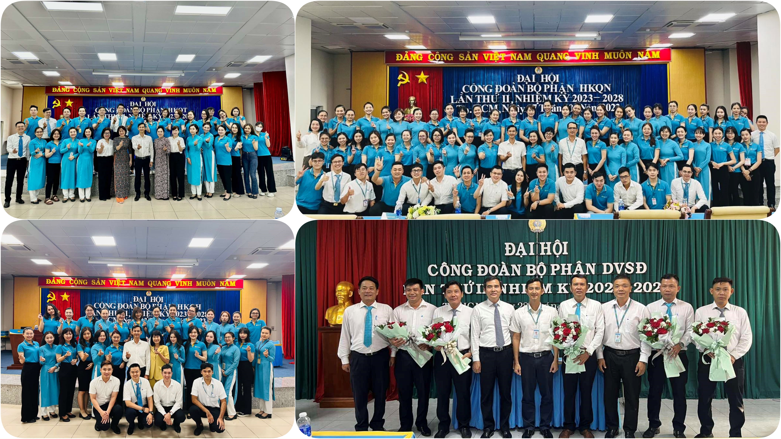 ĐẠI HỘI CÁC CÔNG ĐOÀN BỘ PHẬN THUỘC CĐCS VIAGS TSN LẦN THỨ II, NHIỆM KỲ 2023- 2028