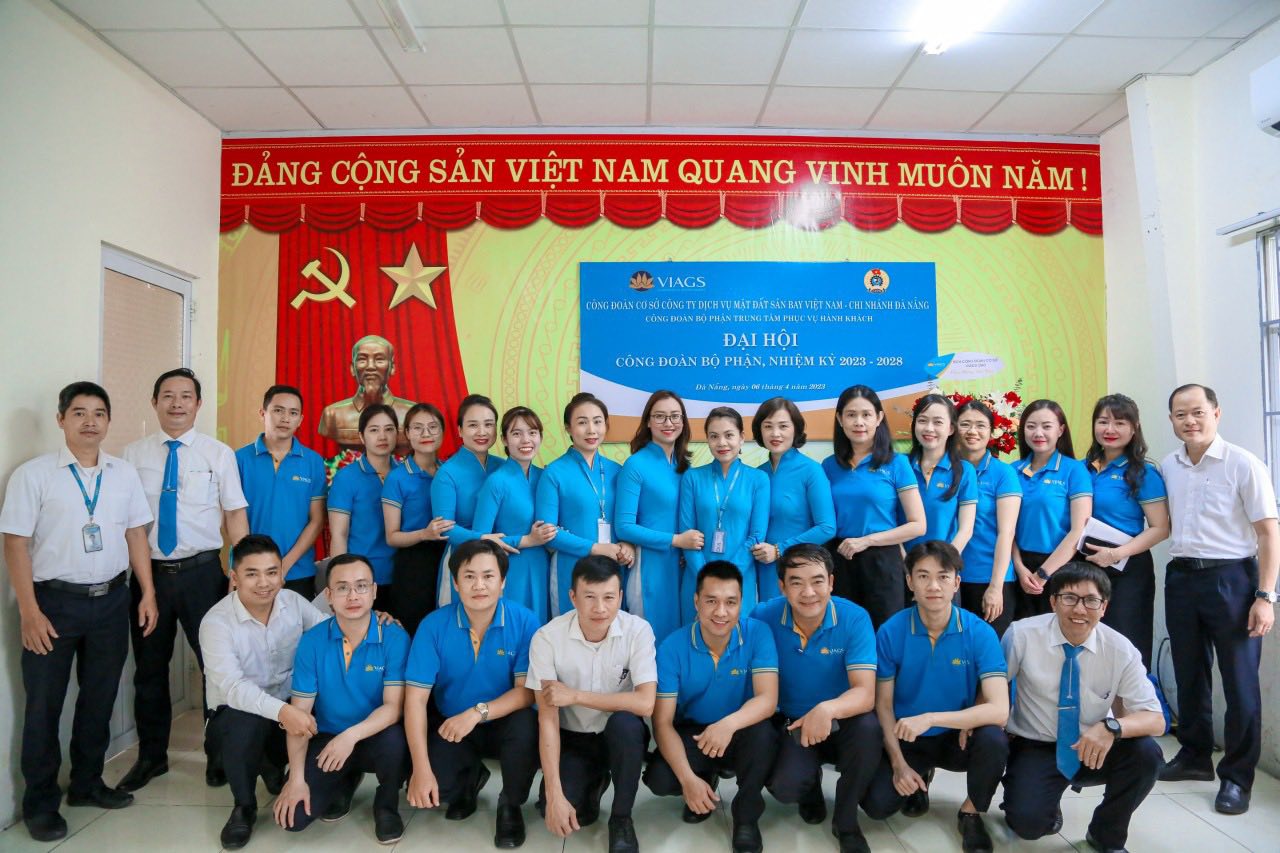 ĐẠI HỘI CÁC CÔNG ĐOÀN BỘ PHẬN THUỘC CĐCS VIAGS DAD LẦN THỨ II, NHIỆM KỲ 2023- 2028