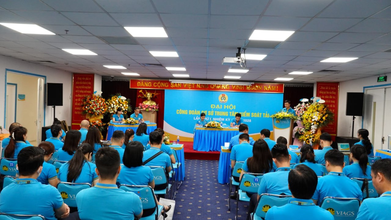 ĐẠI HỘI CÔNG ĐOÀN CƠ SỞ TRUNG TÂM KIỂM SOÁT TẢI LẦN THỨ I, NHIỆM KỲ 2023- 2028 THÀNH CÔNG TỐT ĐẸP