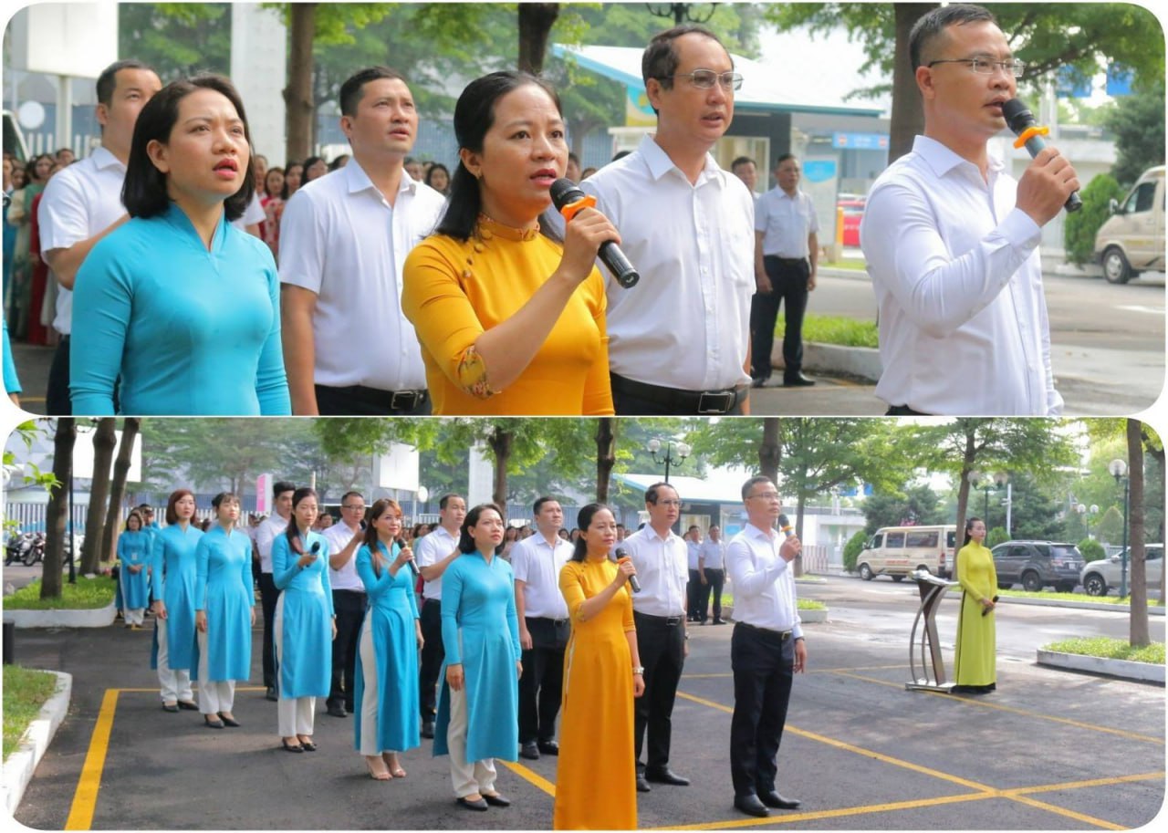 LỄ CHÀO CỜ THÁNG 6/2023 - TẬP TRUNG NGUỒN LỰC QUYẾT TÂM PHỤC VỤ TỐT CAO ĐIỂM HÈ 2023