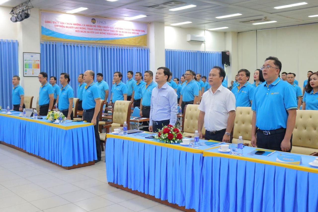 VIAGS TÂN SƠN NHẤT TỔ CHỨC THÀNH CÔNG HỘI NGHỊ ĐẠI BIỂU NGƯỜI LAO ĐỘNG NĂM 2023