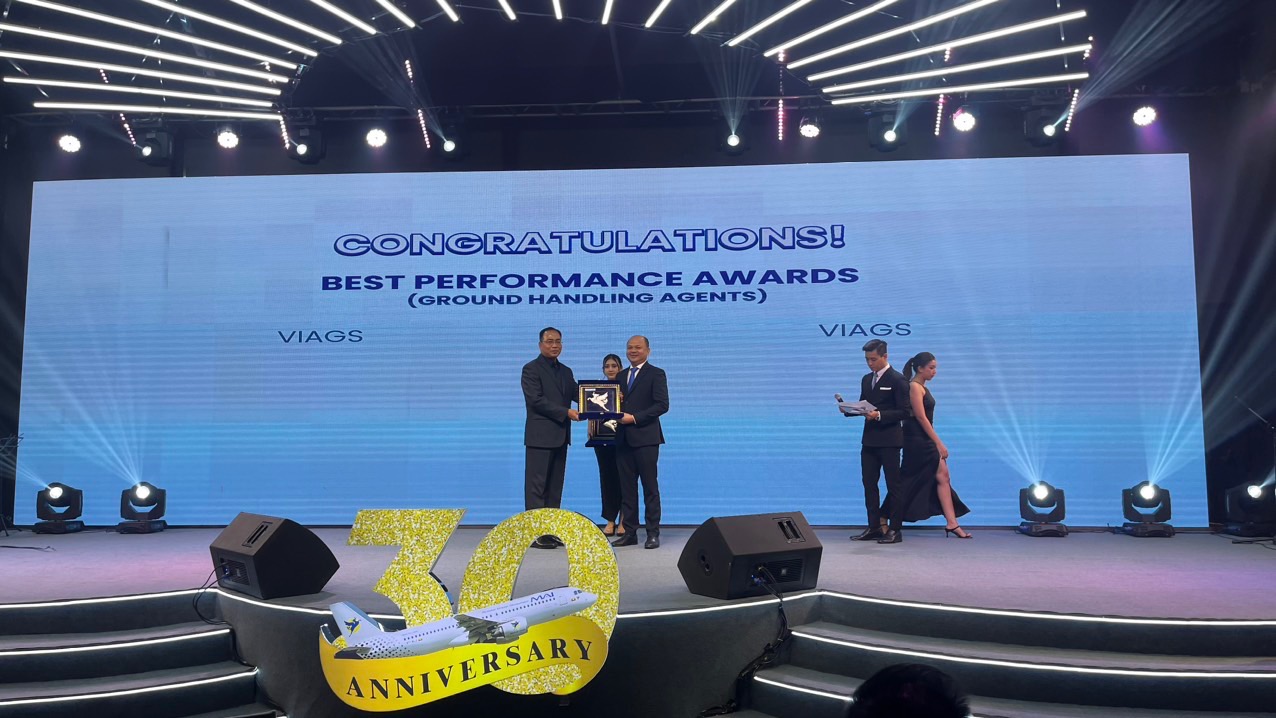 VIAGS VINH DỰ ĐƯỢC TRAO TẶNG BEST PERFORMANCE AWARDS FOR GROUND HANDLING AGENTS