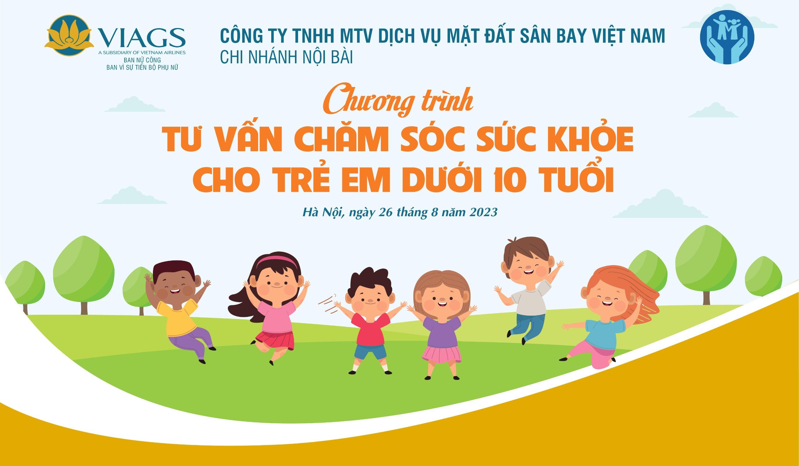 BAN VÌ SỰ TIẾN BỘ PHỤ NỮ VIAGS NỘI BÀI ĐỒNG HÀNH CÙNG NỮ CBNV NUÔI CON KHỎE