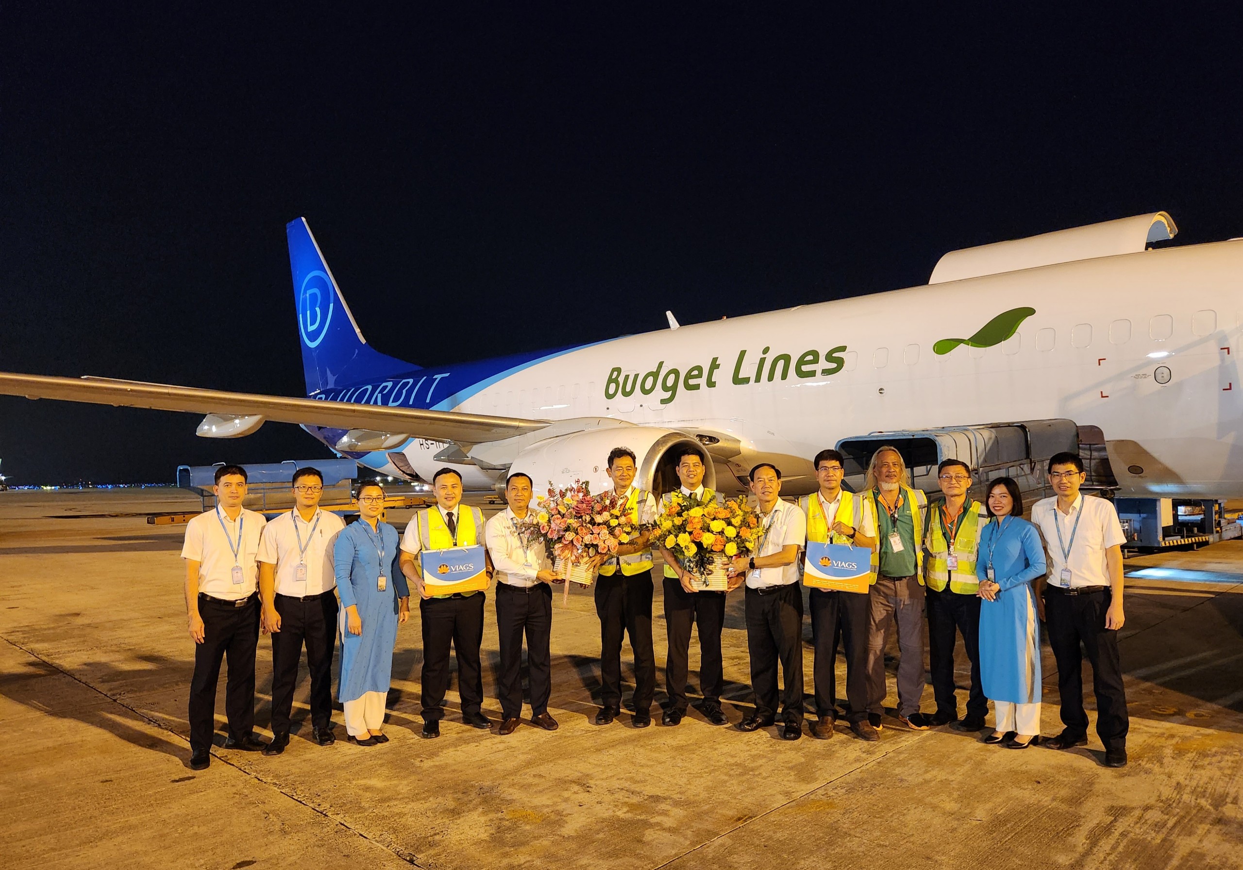 VIAGS NBA CHÀO MỪNG HÃNG HÀNG KHÔNG AIR INTER TRANSPORT KHAI TRƯƠNG CHUYẾN BAY CHỞ HÀNG ĐẦU TIÊN TỪ BANGKOK.