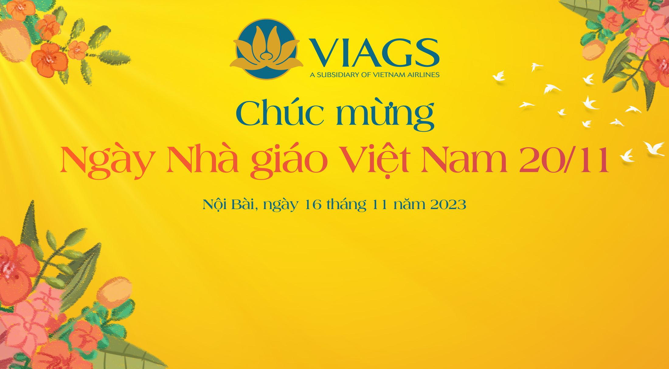 RỘN RÀNG BUỔI GẶP MẶT TRI ÂN THẦY CÔ VIAGS NHÂN NGÀY 20/11 TẠI KHU VỰC NBA