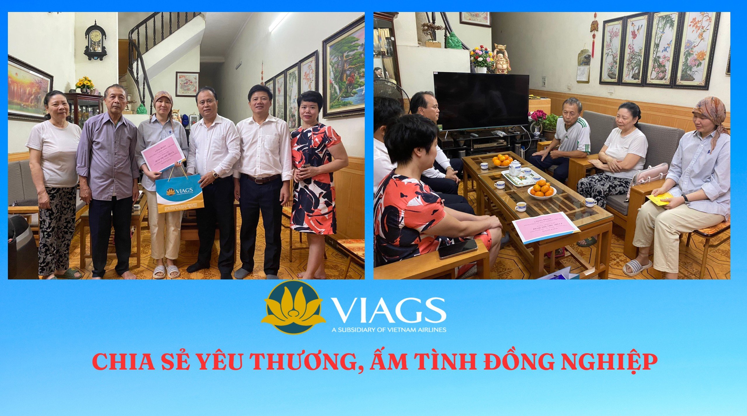 CHIA SẺ YÊU THƯƠNG, ẤM TÌNH ĐỒNG NGHIỆP