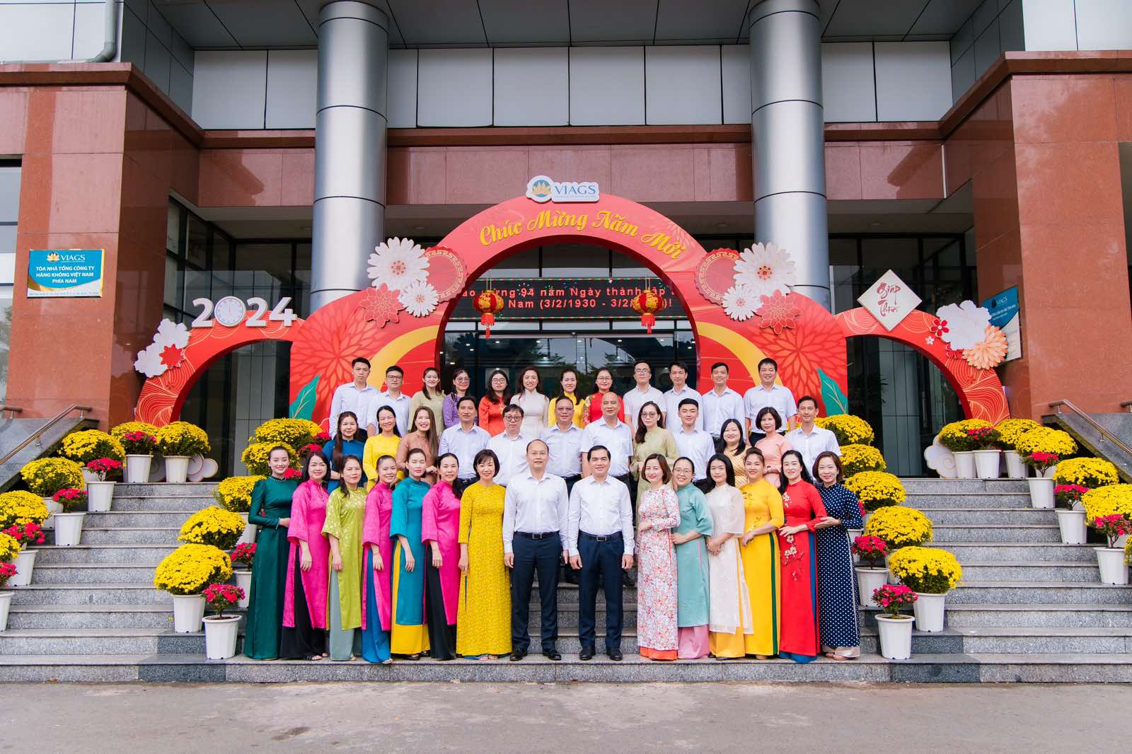 LỄ CHÀO CỜ THÁNG 02/2024 - CBNV VIAGS THI ĐUA LẬP THÀNH TÍCH CHÀO MỪNG 94 NĂM NGÀY THÀNH LẬP ĐCS VIỆT NAM