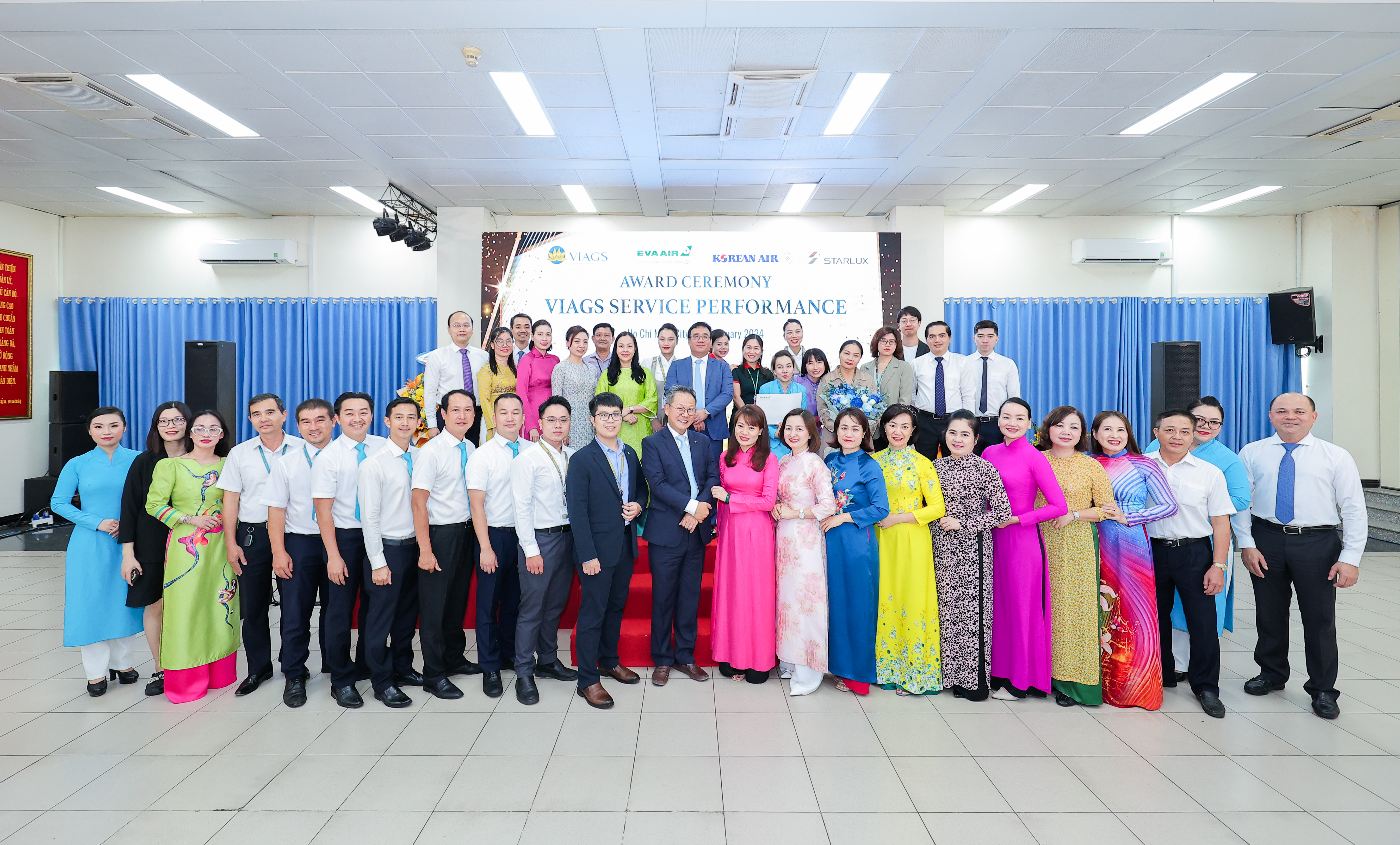 VIAGS CONTINUOUSLY RECEIVE AWARDS OF SERVICE PERFORMANCE FROM EVA AIR, KOREAN AIR, AND STARLUX AIRLINES