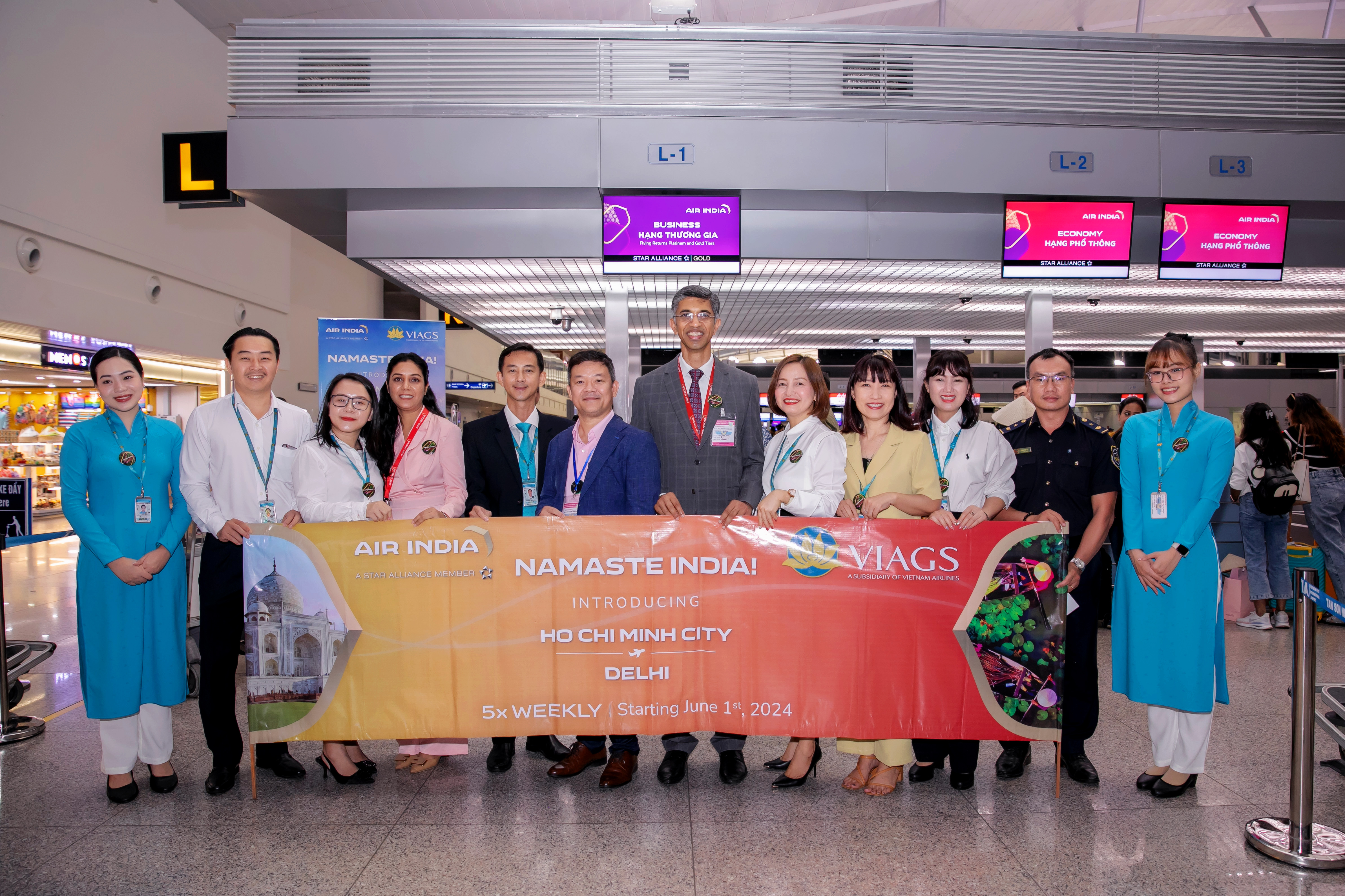 AIR INDIA OFFICIALLY OPERATES FLIGHT ROUTE FROM DELHI TO HO CHI MINH CITY
