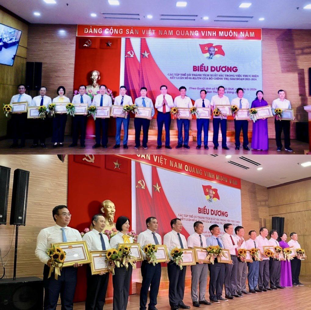 HỘI NGHỊ SƠ KẾT THỰC HIỆN KẾT LUẬN SỐ 01-KL/TW VÀ LỄ TRAO GIẢI BÚA LIỀM VÀNG KHỐI DNTW NĂM 2023