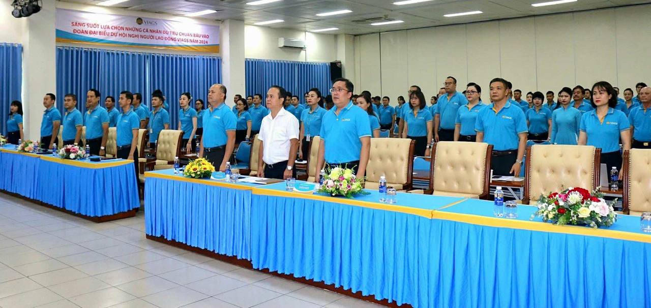 VIAGS TÂN SƠN NHẤT TỔ CHỨC THÀNH CÔNG HỘI NGHỊ ĐẠI BIỂU NGƯỜI LAO ĐỘNG NĂM 2024