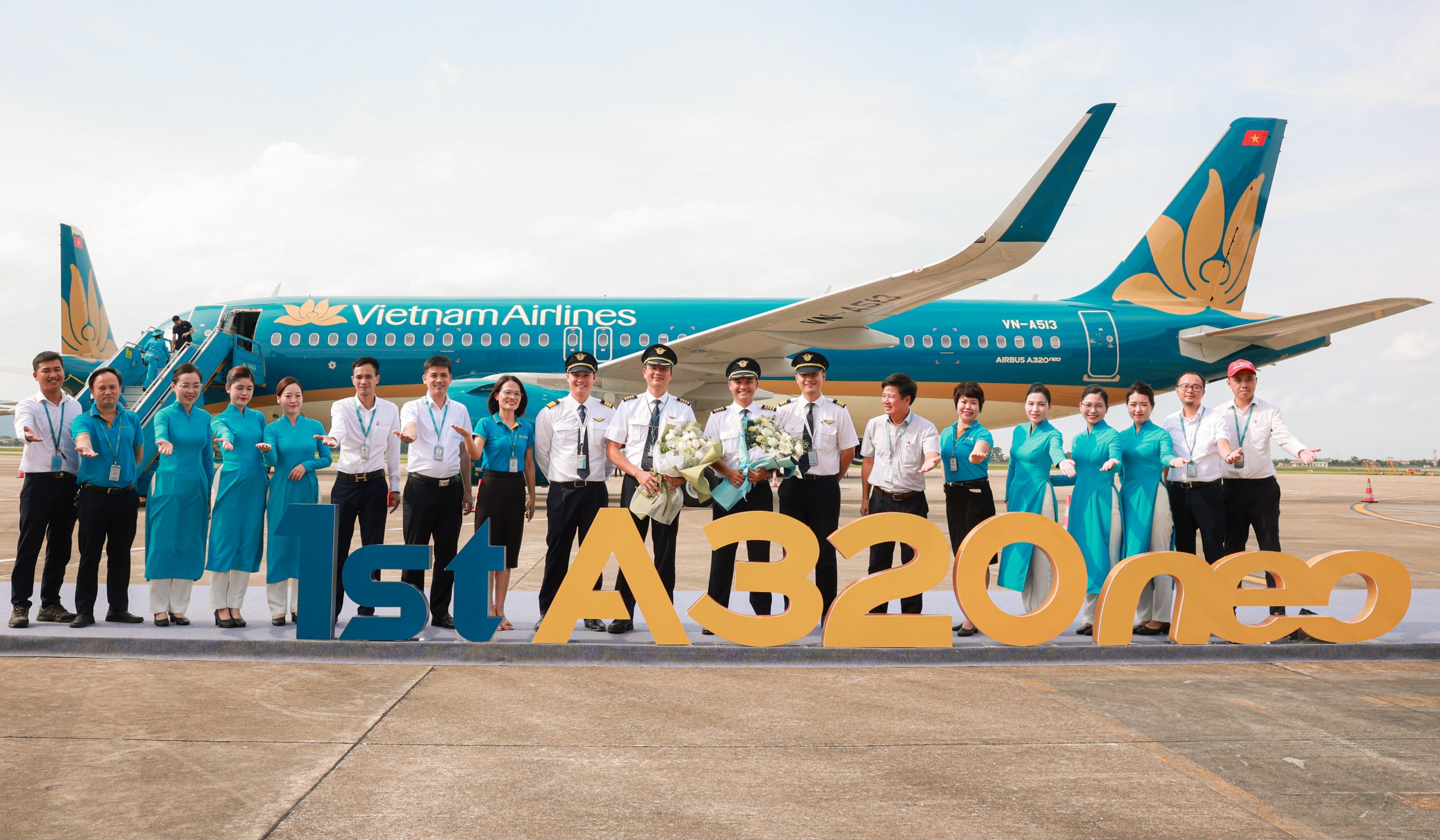 CHÀO ĐÓN TÂN BINH A320 NEO THEO PHONG CÁCH VIAGS