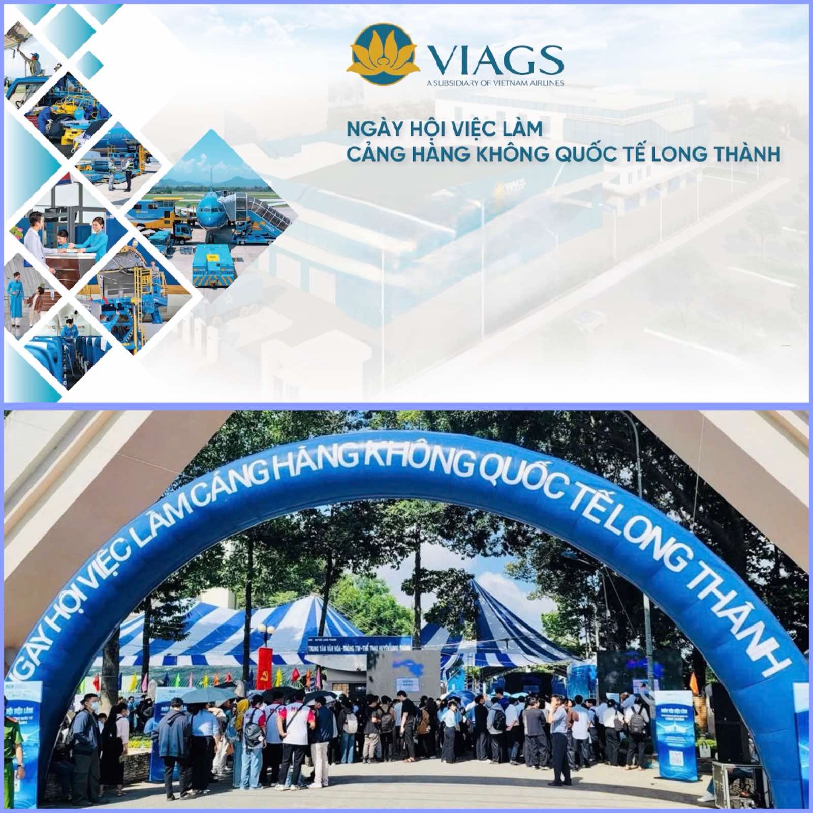CÙNG VIAGS VIẾT NÊN HÀNH TRÌNH SỰ NGHIỆP TẠI NGÀY HỘI VIỆC LÀM CẢNG HÀNG KHÔNG QUỐC TẾ LONG THÀNH