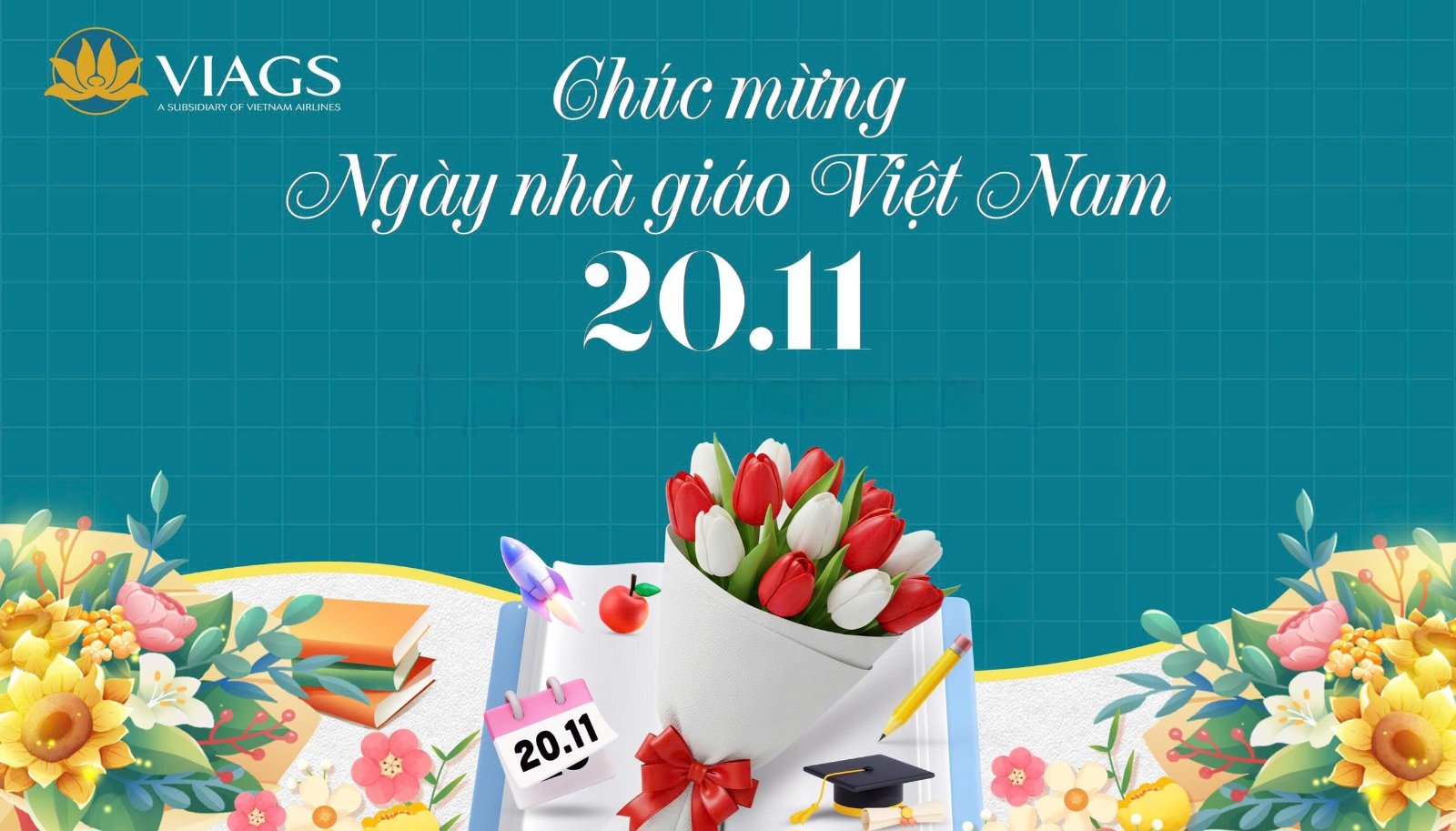VIAGS TRI ÂN “NHỮNG NGƯỜI GIEO MẦM XANH” NHÂN NGÀY NHÀ GIÁO VIỆT NAM 20/11
