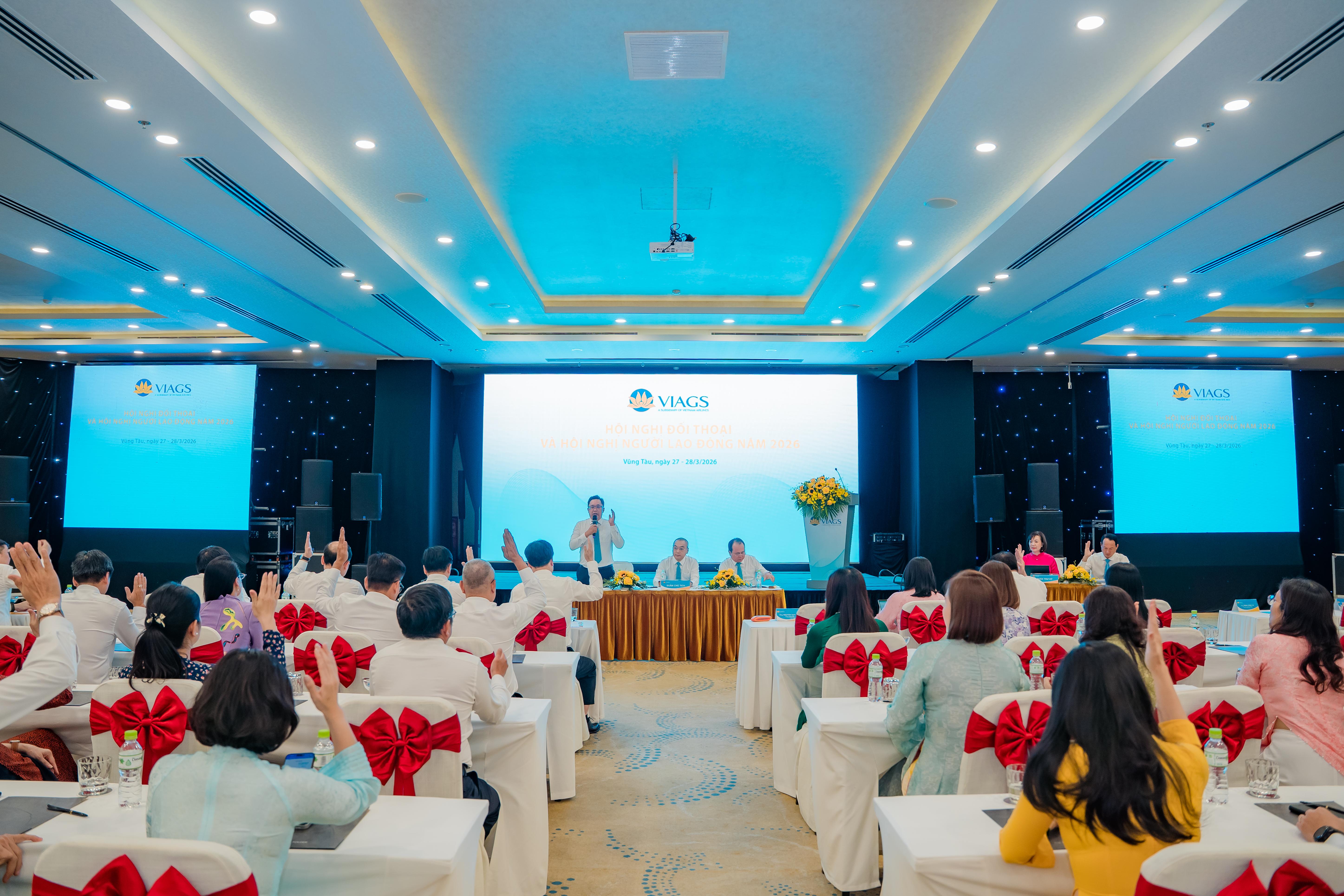 VIAGS TỔ CHỨC THÀNH CÔNG HỘI NGHỊ ĐỐI THOẠI VÀ HỘI NGHỊ NGƯỜI LAO ĐỘNG NĂM 2026 – PHÁT HUY DÂN CHỦ, ĐỒNG HÀNH PHÁT TRIỂN