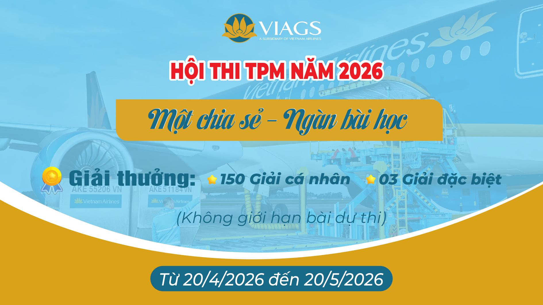 CHÍNH THỨC KHỞI ĐỘNG HỘI THI TPM 2026 VỚI THÔNG ĐIỆP “MỘT CHIA SẺ - NGÀN BÀI HỌC”