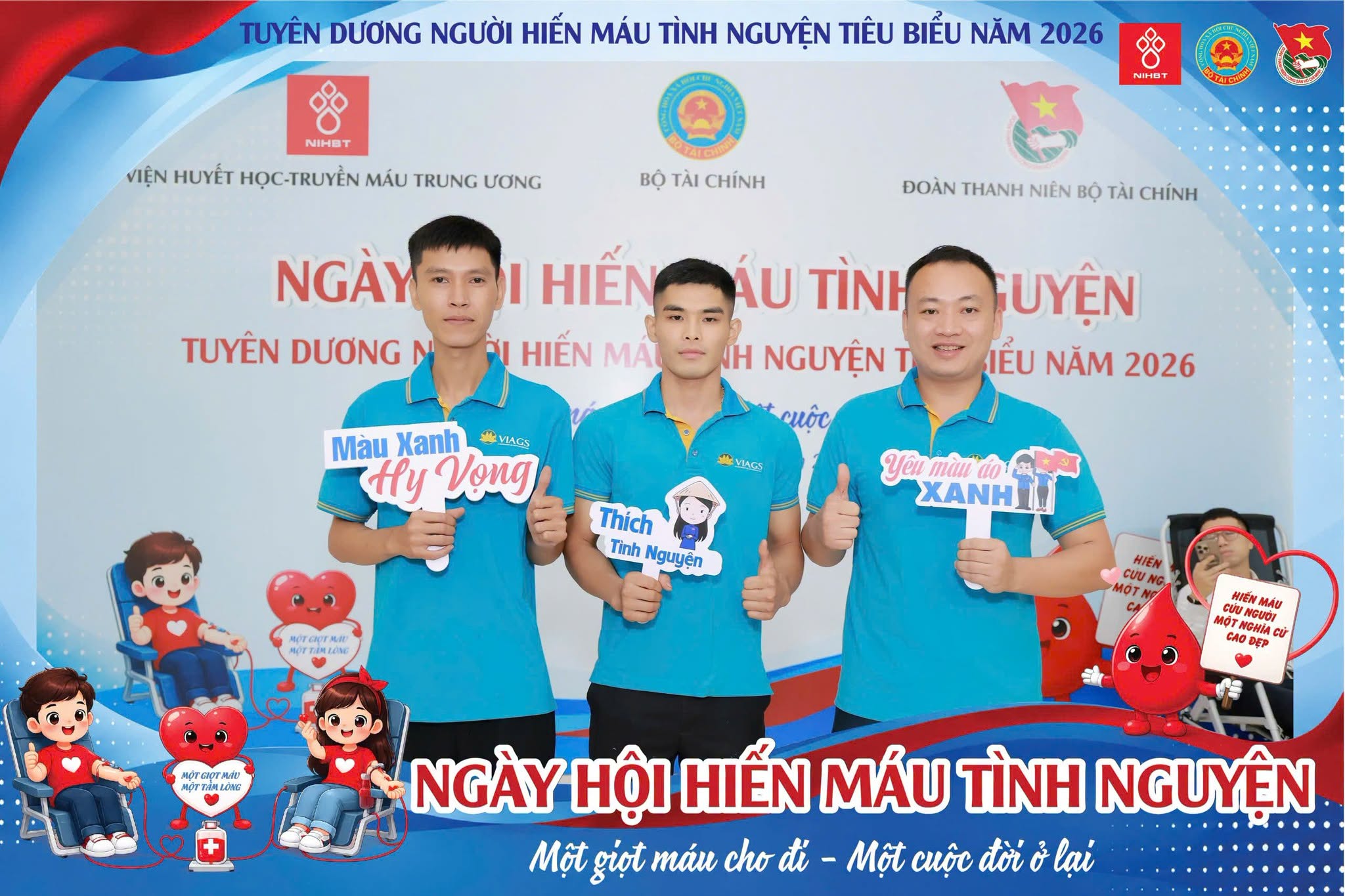 TUỔI TRẺ VIAGS HƯỞNG ỨNG NGÀY HỘI HIẾN MÁU TÌNH NGUYỆN DO ĐOÀN THANH NIÊN BỘ TÀI CHÍNH TỔ CHỨC