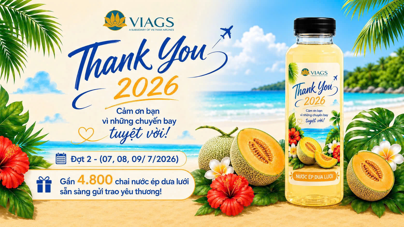 VIAGS THANK YOU 2026 ĐỢT 2 - TIẾP NĂNG LƯỢNG, NẠP YÊU THƯƠNG
