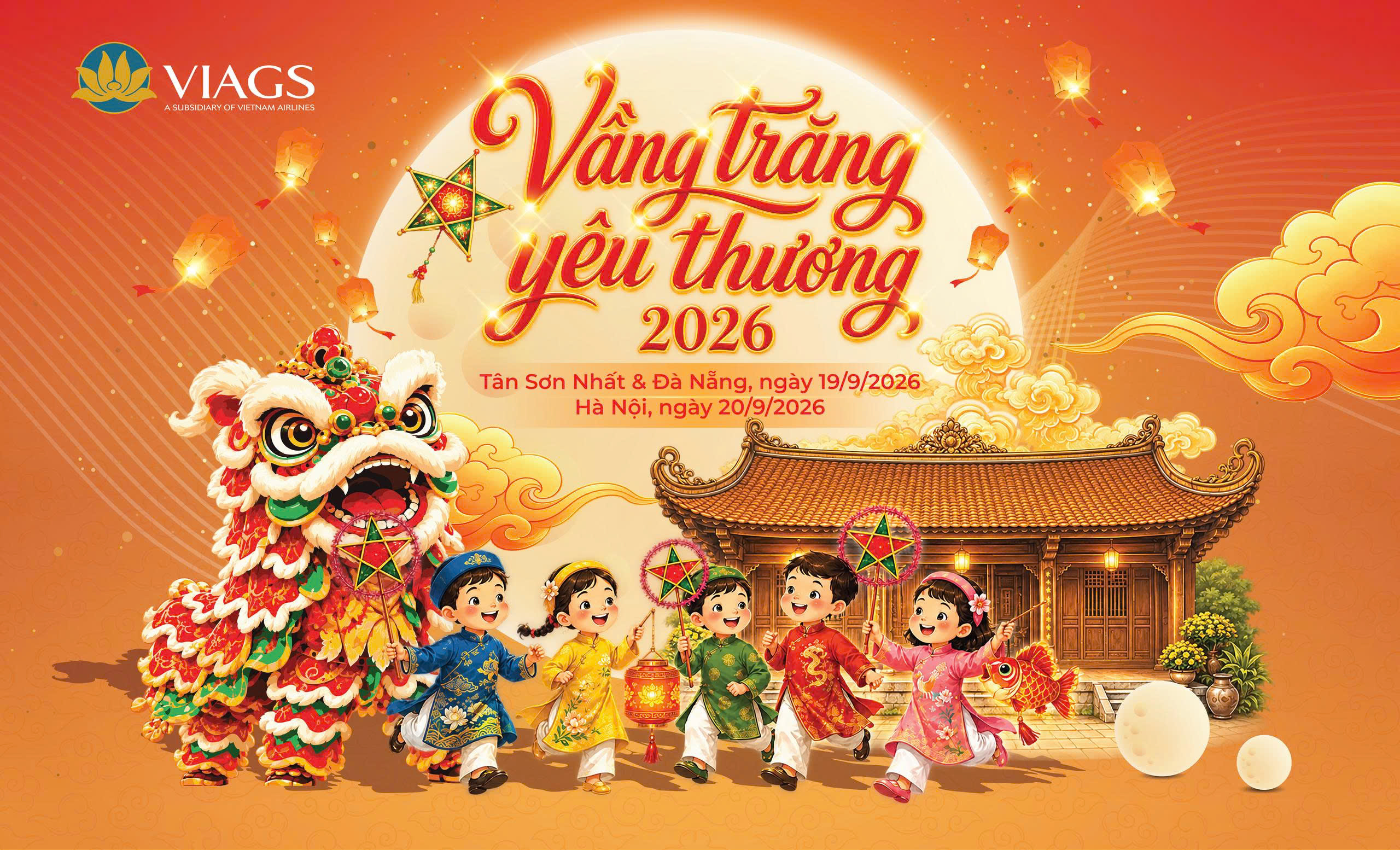 VIAGS – VẦNG TRĂNG YÊU THƯƠNG 2026: TRỌN NIỀM VUI, ĐONG ĐẦY YÊU THƯƠNG KHẮP 3 MIỀN